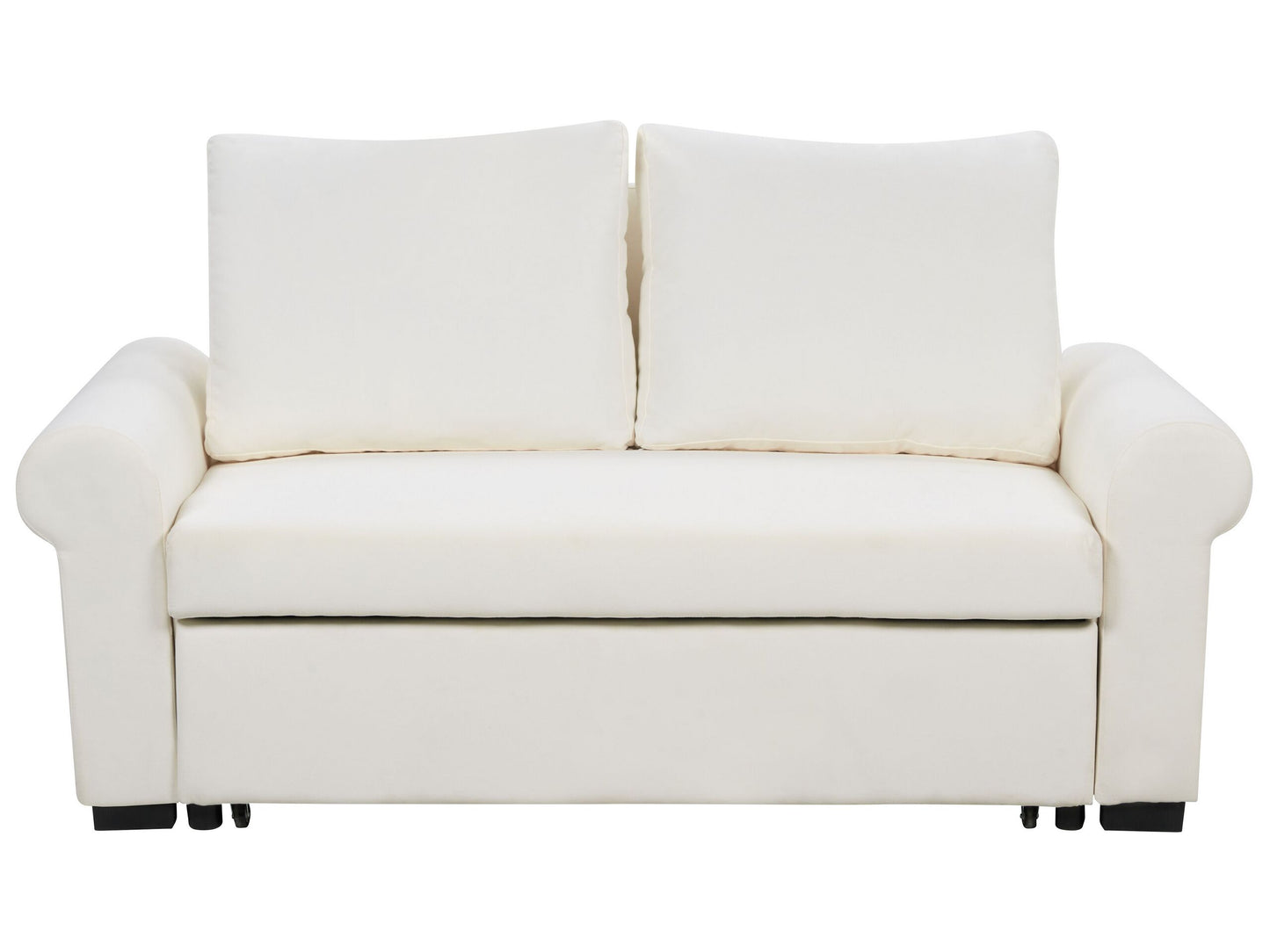 2-Sitzer Schlafsofa Leinenoptik creme SILDA