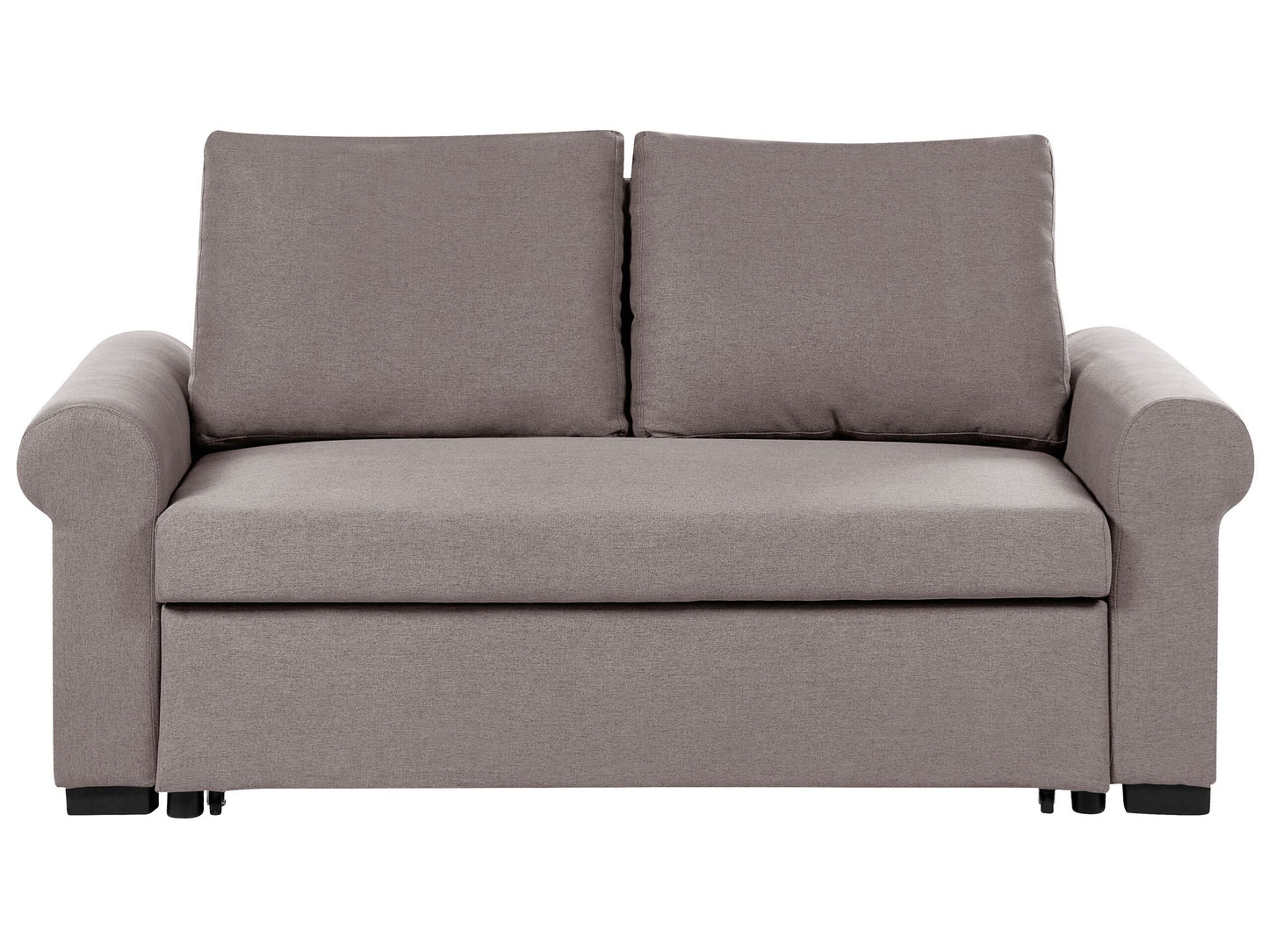 2-Sitzer Schlafsofa Leinenoptik hellbraun SILDA
