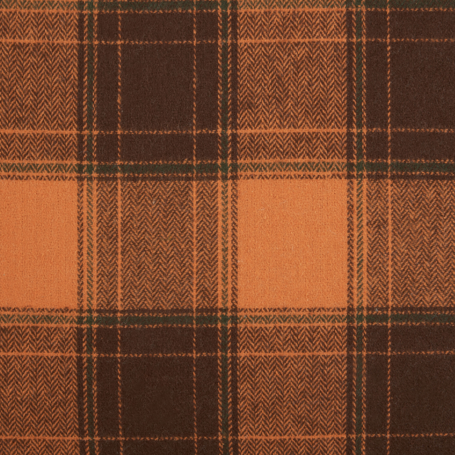 Dekokissen 2er Set BARJA 40 x 70 cm Orange Kariertes Muster