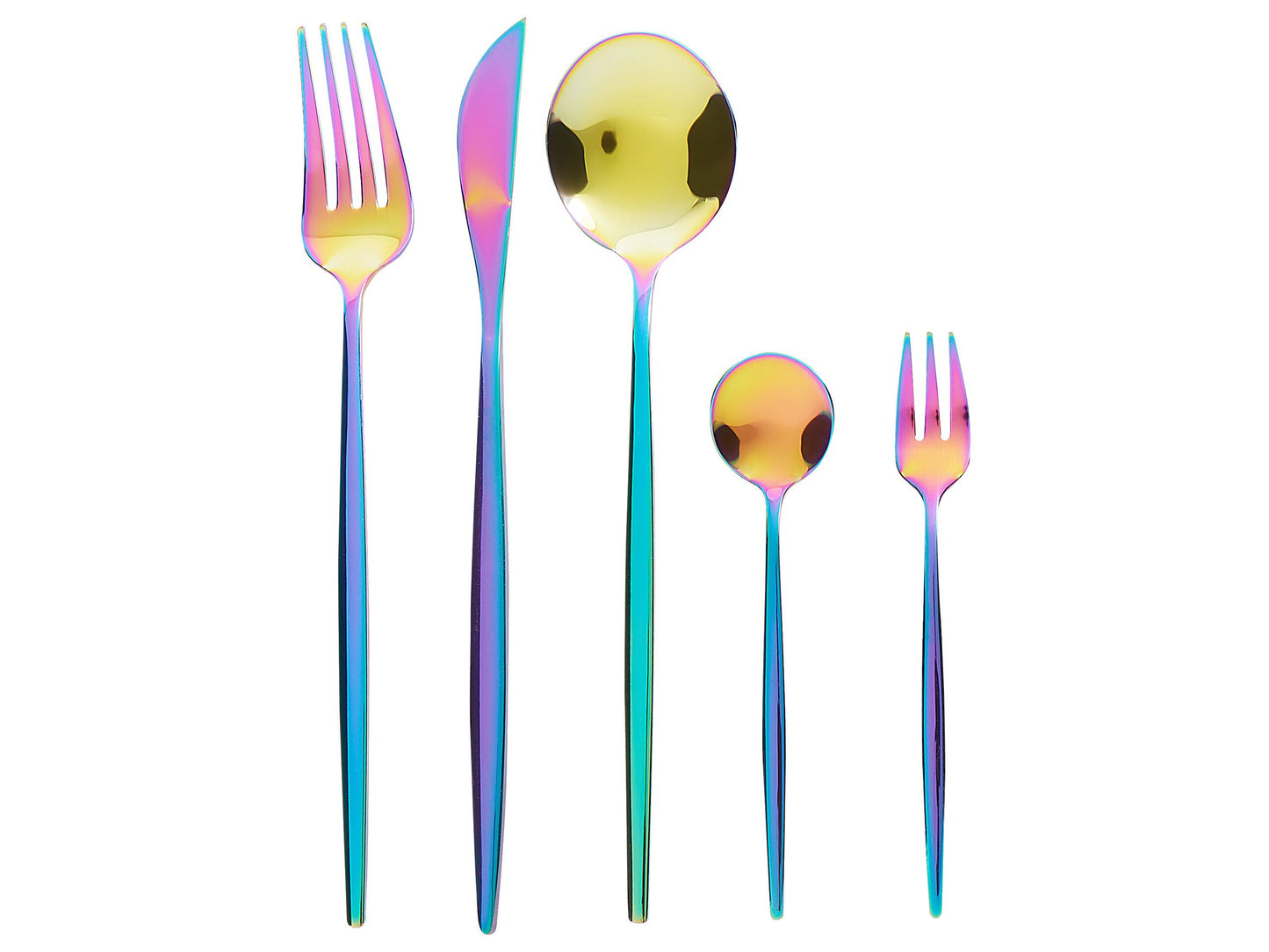 30-teiliges Besteckset RIGATONI Bunt