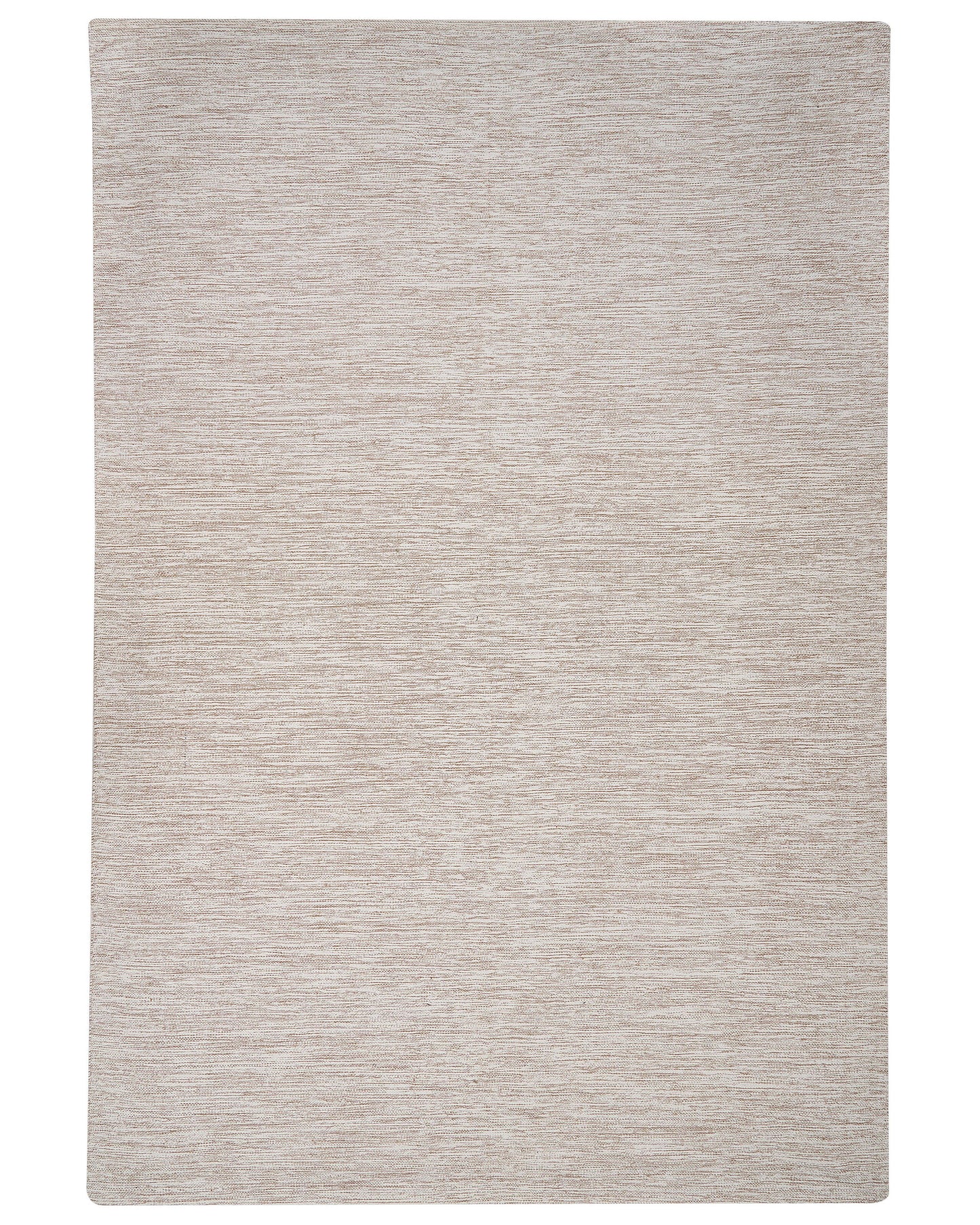 Teppich Baumwolle beige 200 x 300 cm Kurzflor DERINCE