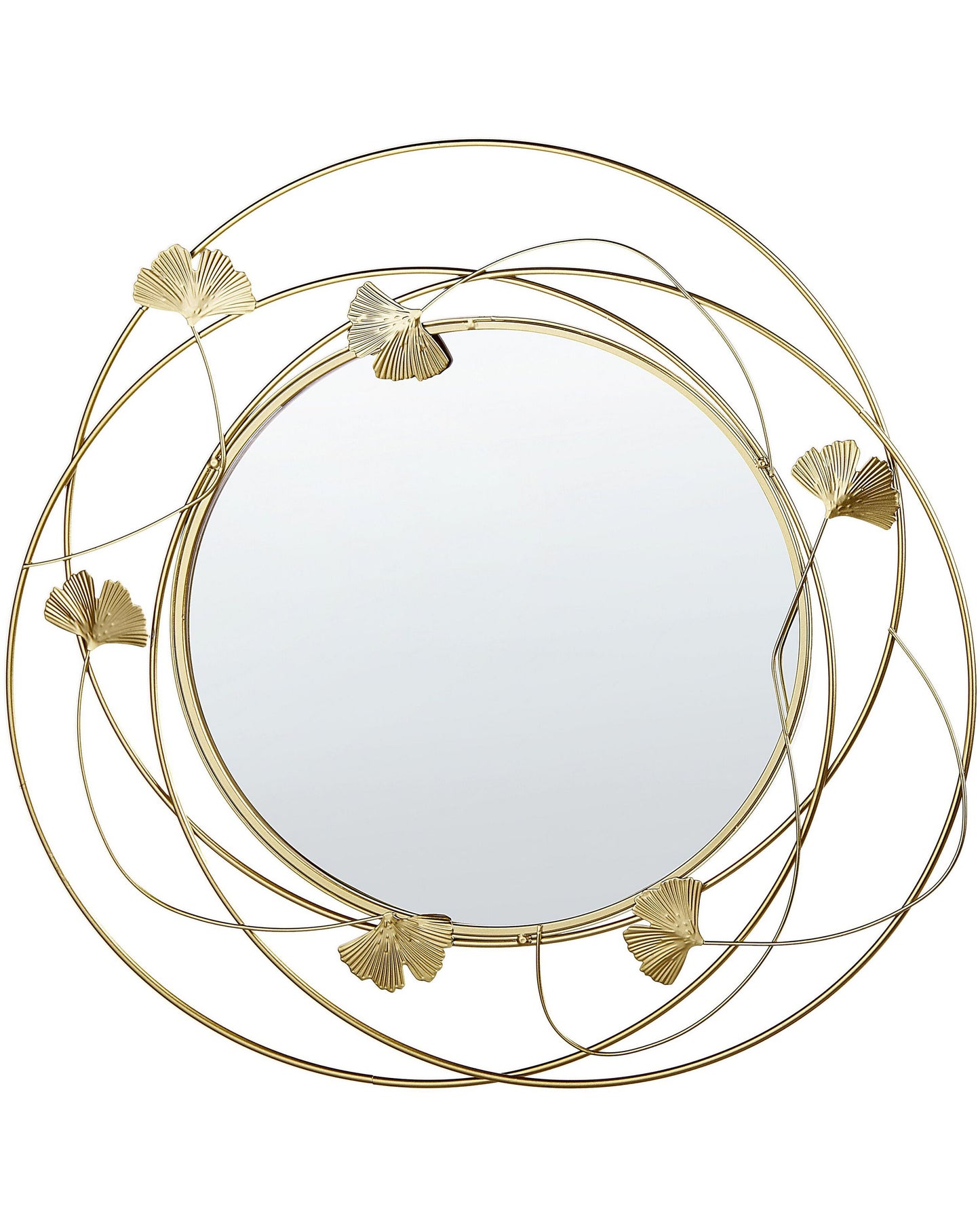 Wandspiegel ANGLET 47 cm 45 cm Metall Gold