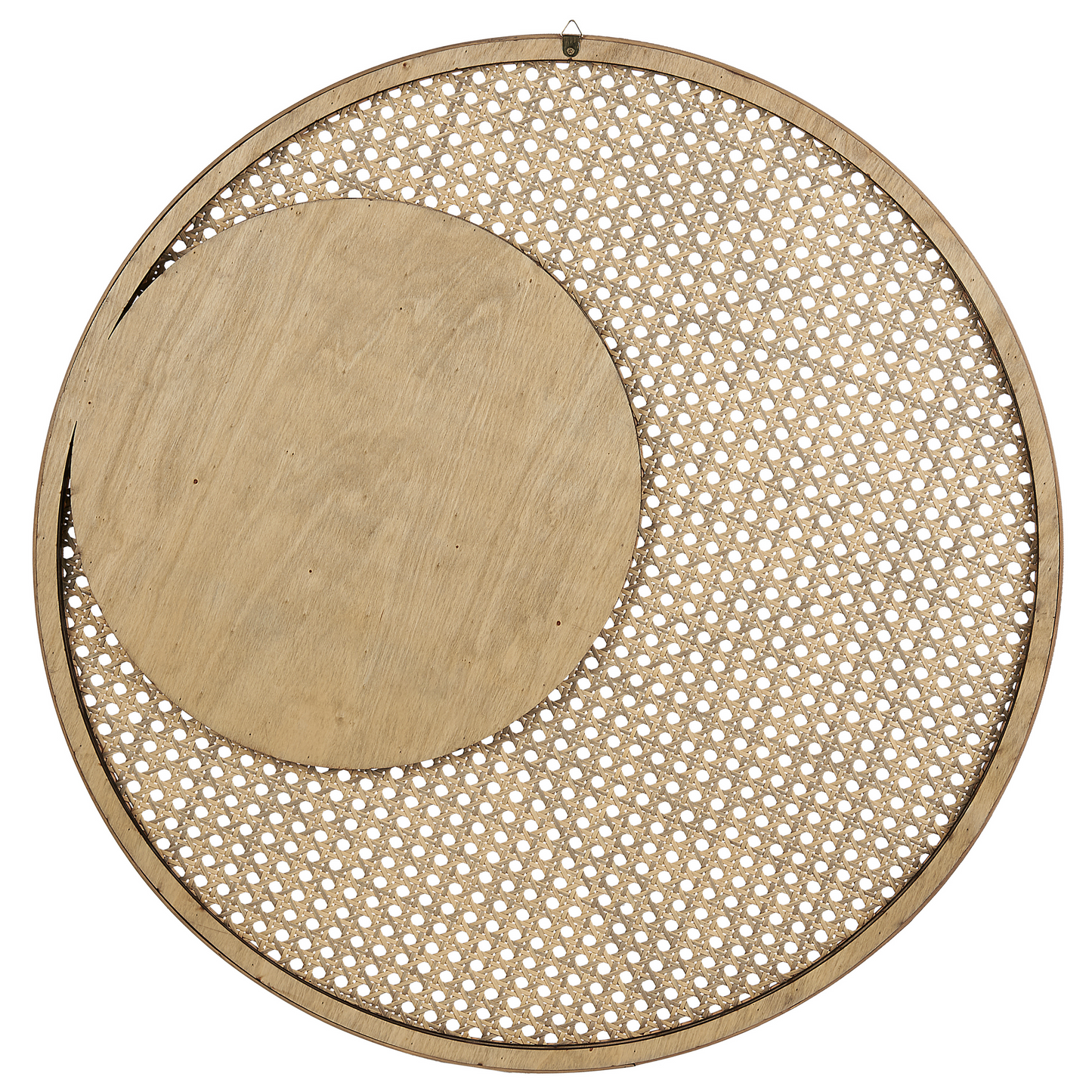 Wandspiegel PALAU 60 cm 60 cm Rattan Naturfarben