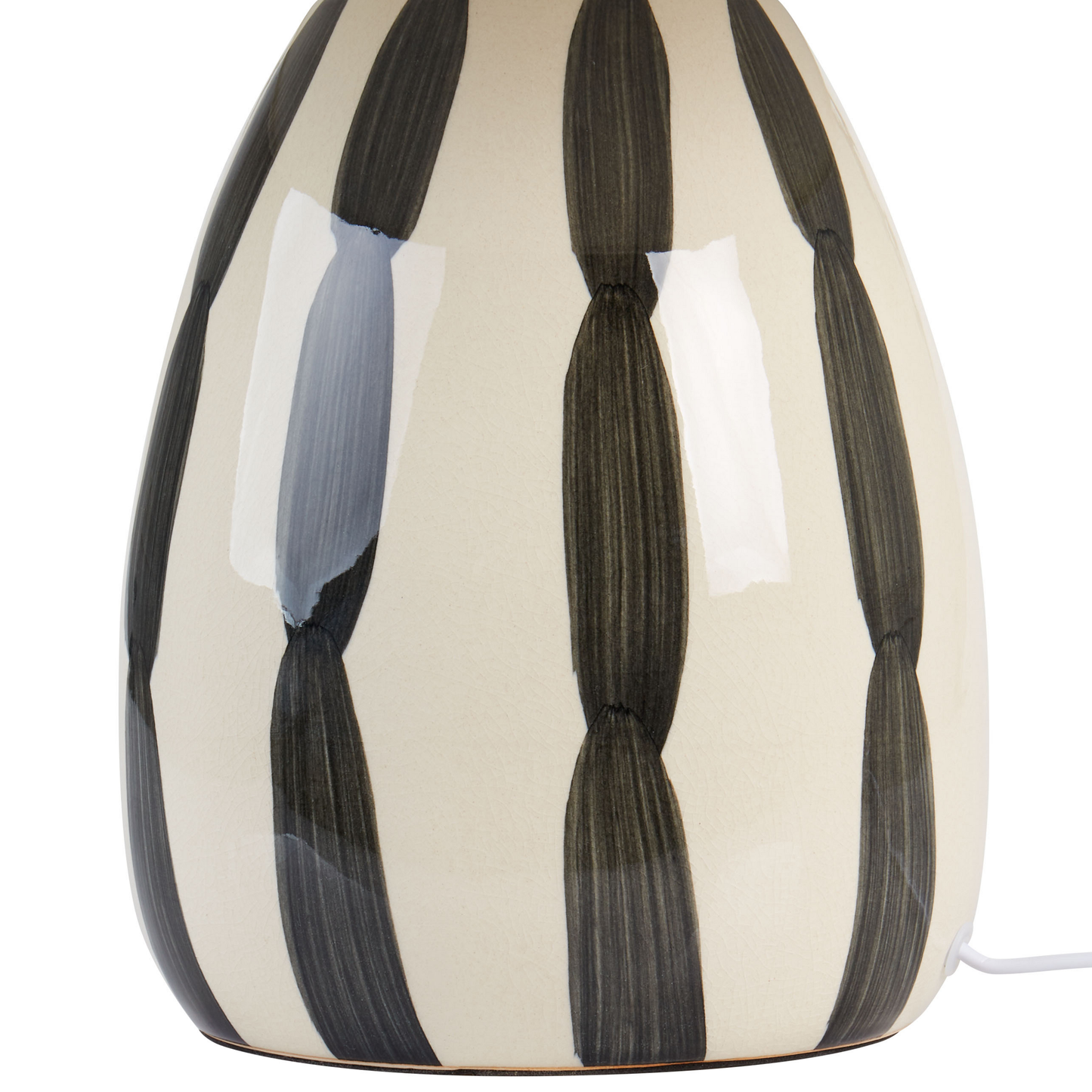 Tischleuchte LUCHETTI Keramik Schwarz