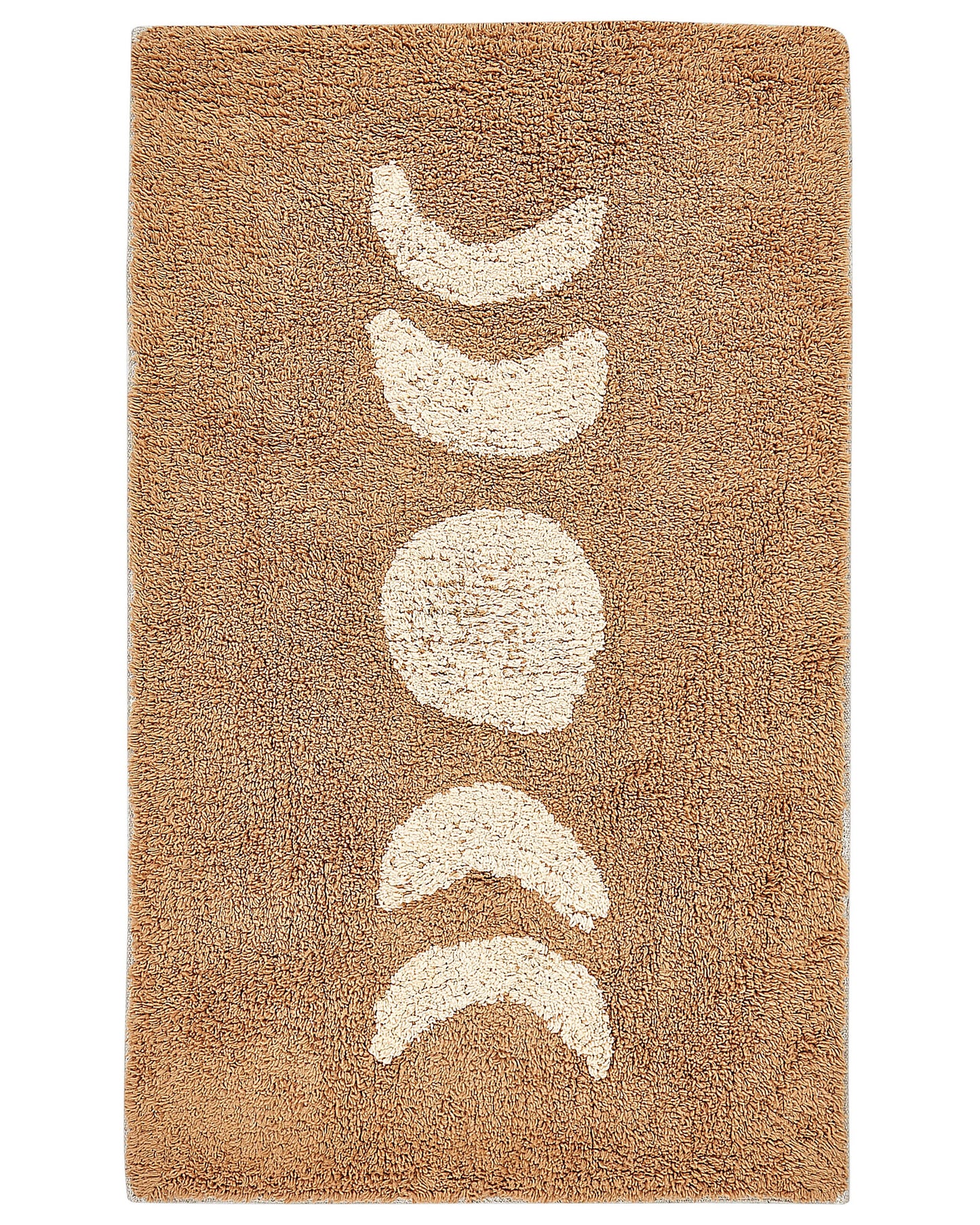 Badematte Baumwolle hellbraun 50 x 80 cm ESME