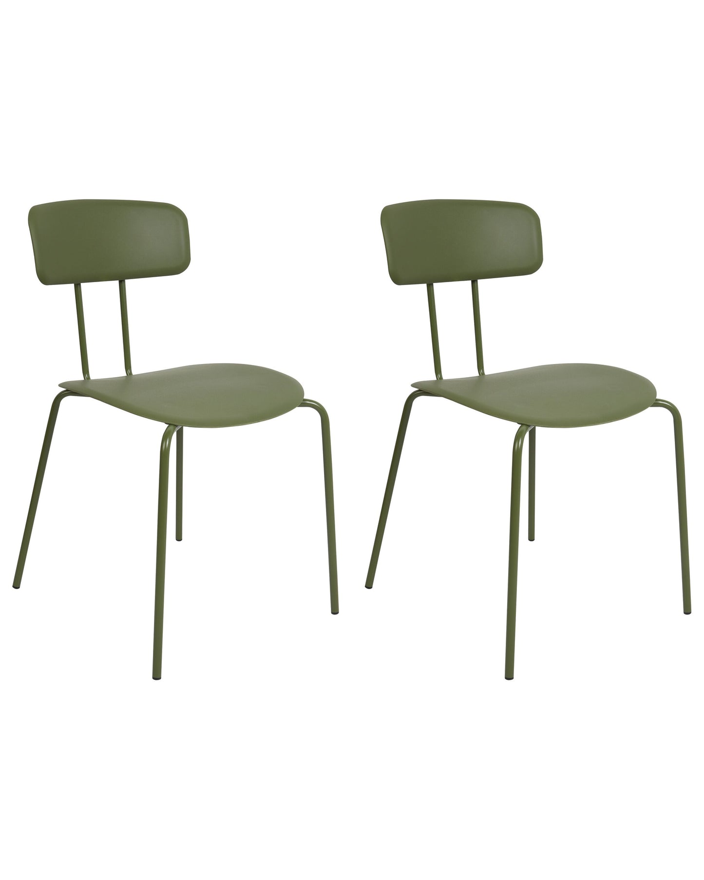 Esszimmerstuhl 2er Set SIBLEY Grün