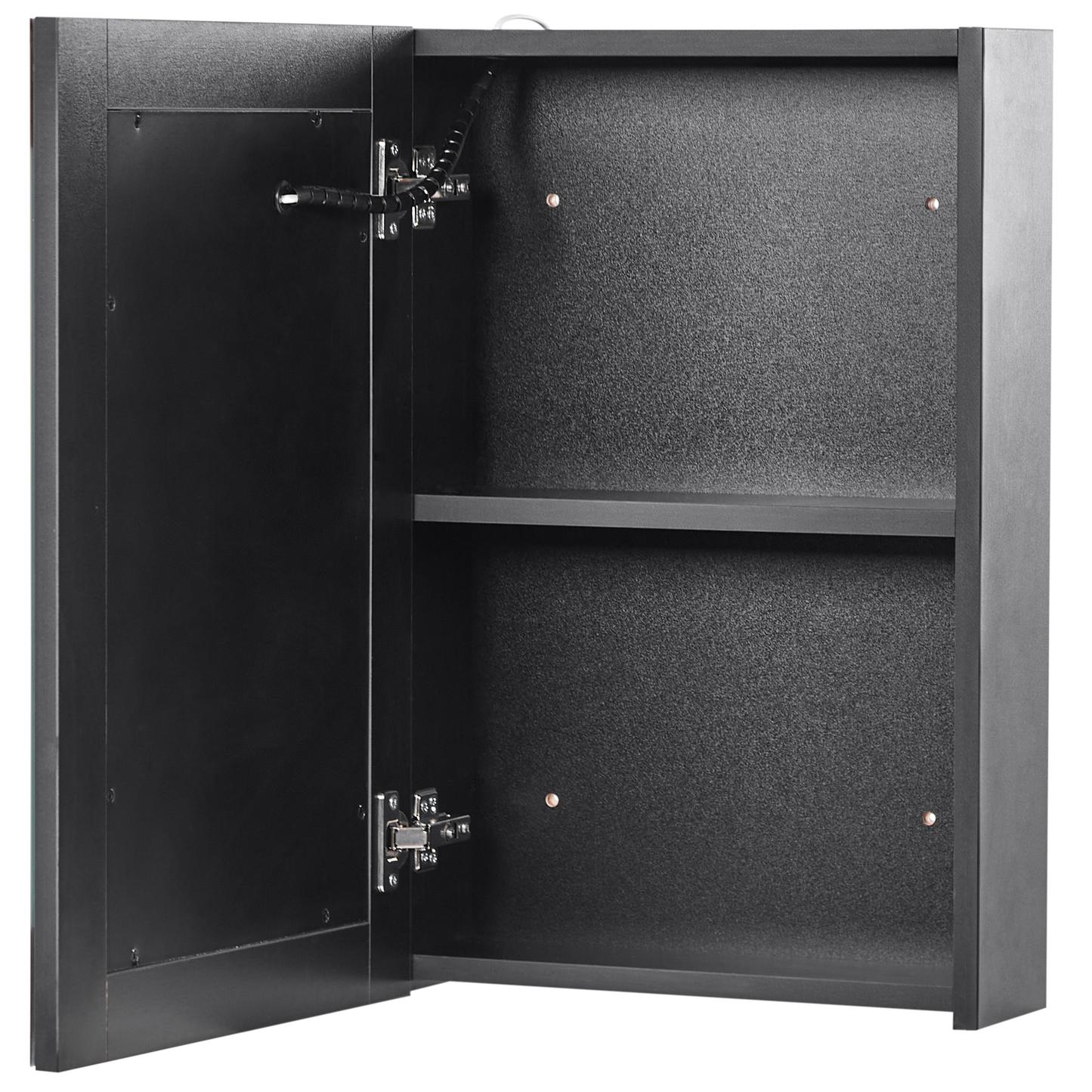 Bad-Spiegelschrank LED CAMERON 40 cm 60 cm Schwarz