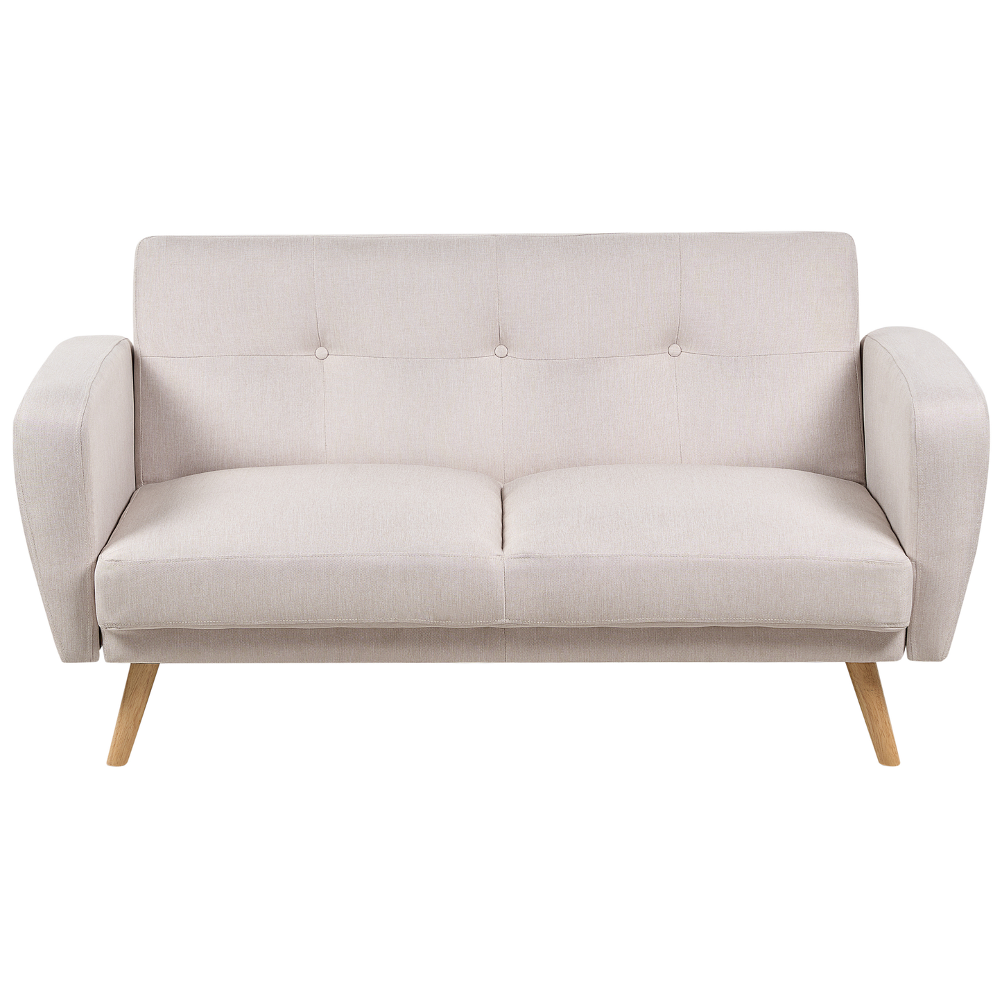 6-Sitzer Sofa Set hellbeige verstellbar mit Ottomane FLORLI