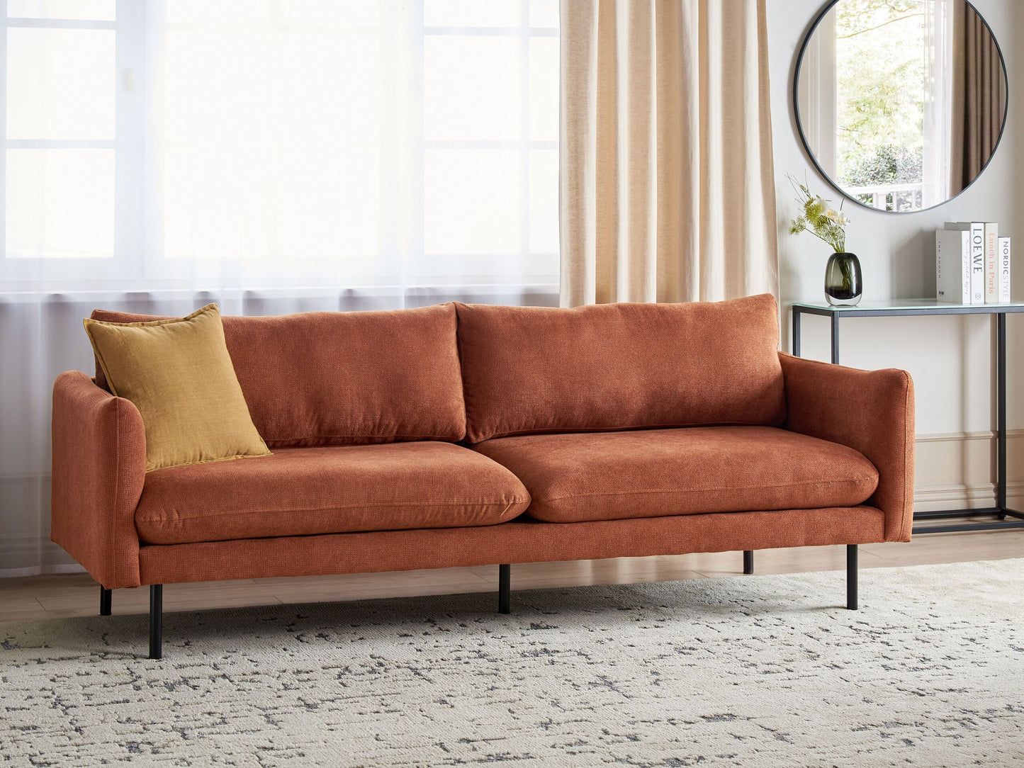 3-Sitzer Sofa goldbraun VINTERBRO