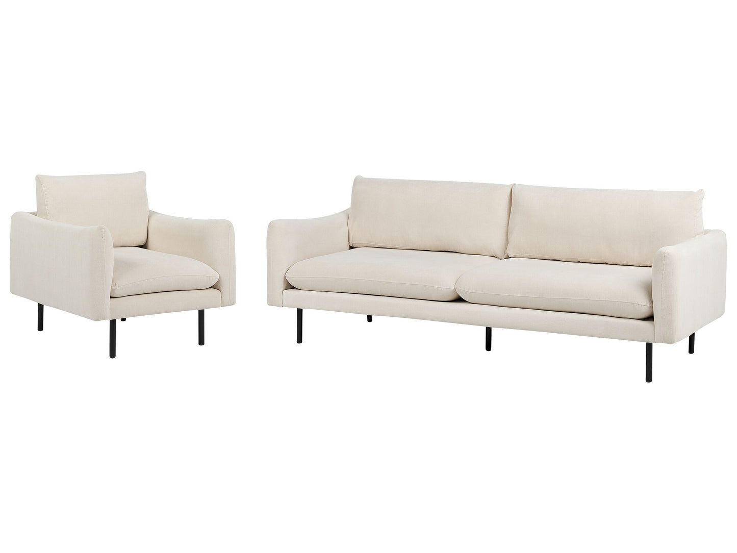 Sofa Set hellbeige 4-Sitzer VINTERBRO