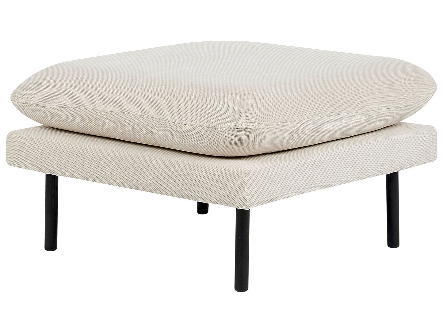 Ottomane VINTERBRO Stoff Hellbeige