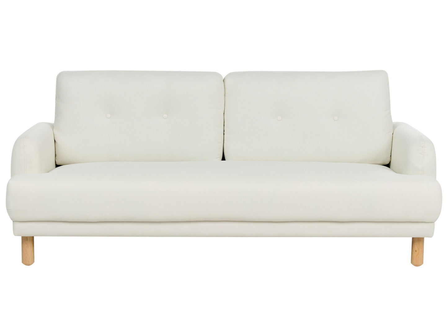 3-Sitzer Sofa Stoff cremeweiss TUVE