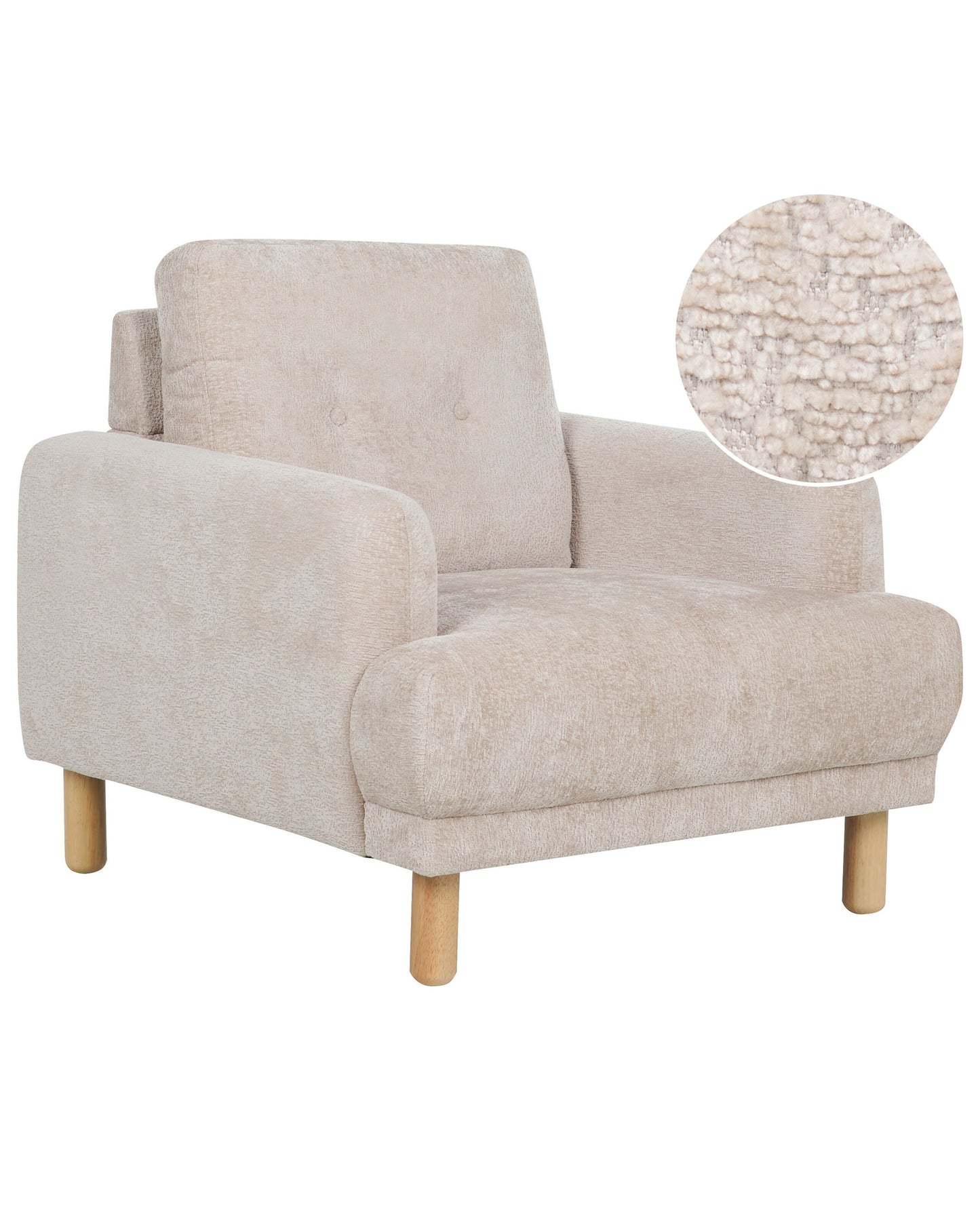 Sessel TUVE Bouclé Beige