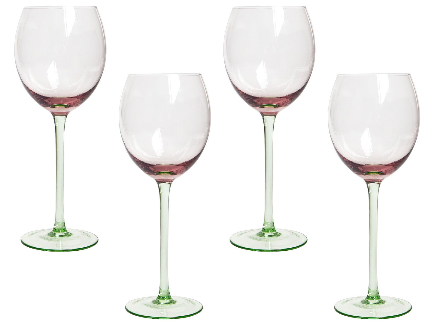 Weingläser im 4er Set DIOPSIDE 360 ml Rosa