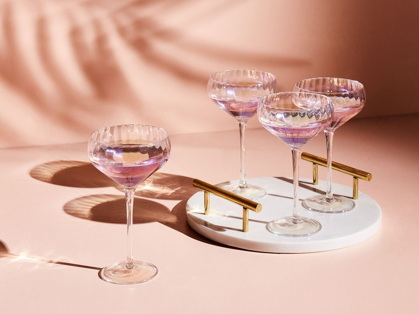 Champagnerschalen im 4er Set MORGANITE 300 ml Transparent