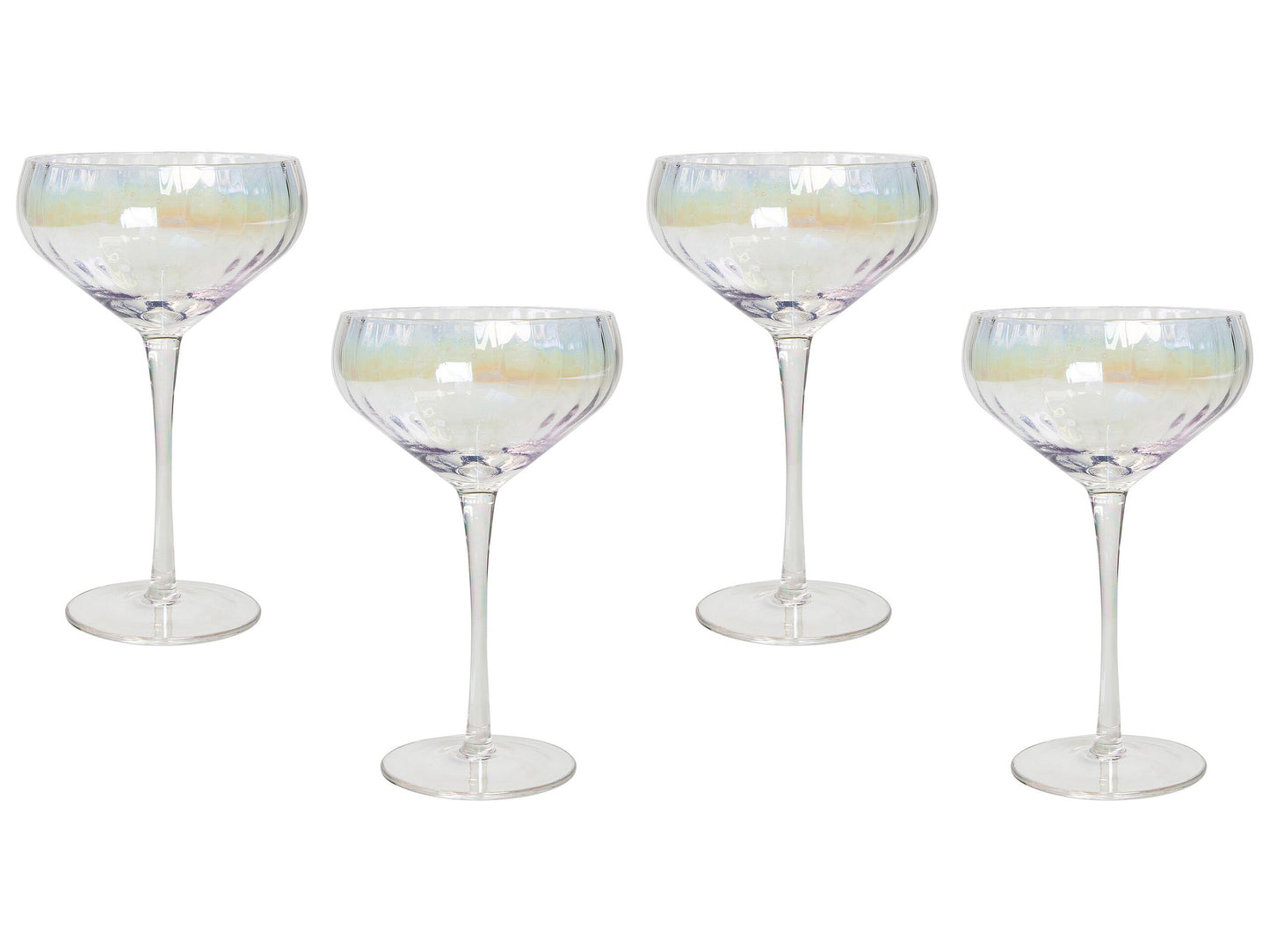 Champagnerschalen im 4er Set MORGANITE 300 ml Transparent