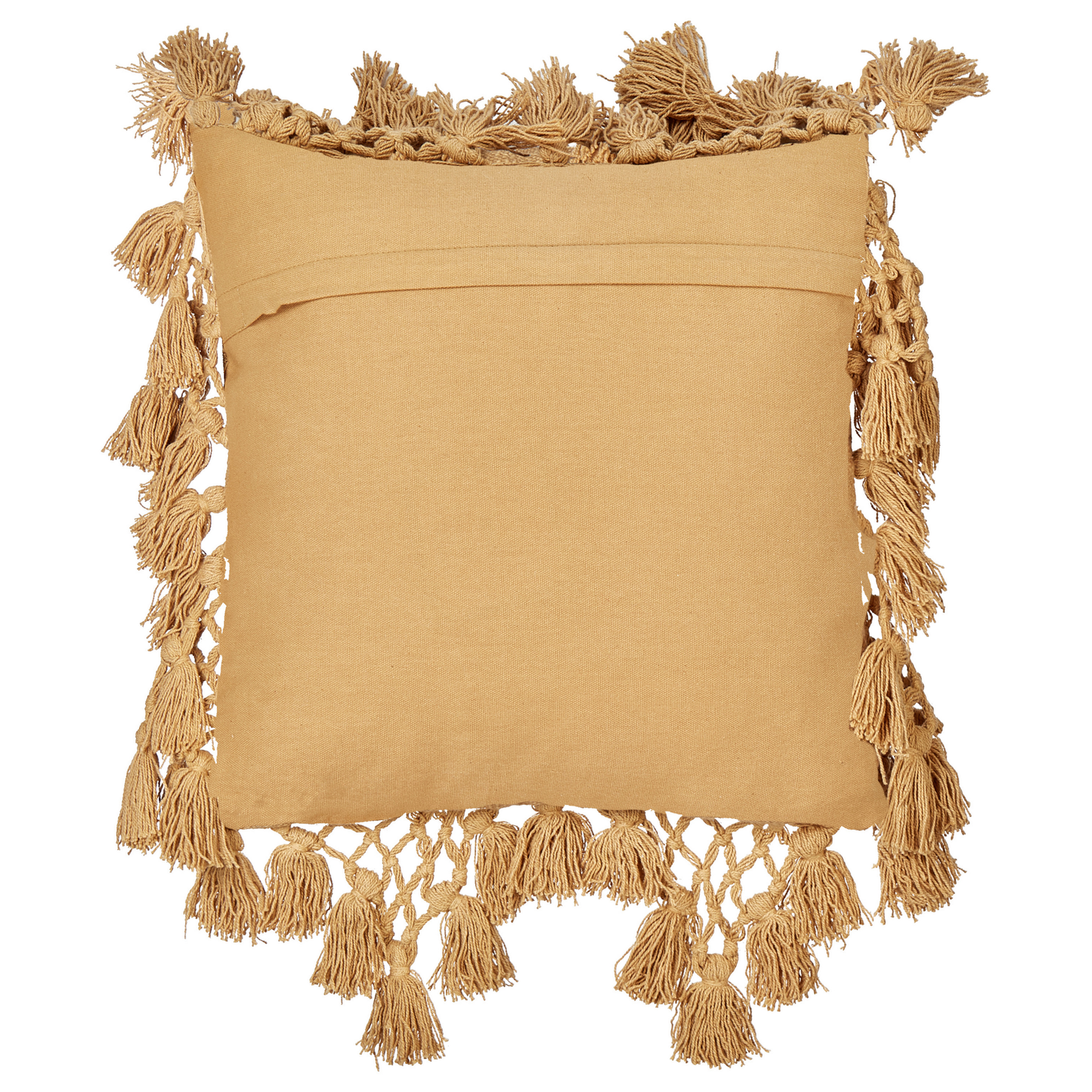 Dekokissen 2er Set OLEARIA Baumwolle 45 x 45 cm Sandbeige Ohne Muster