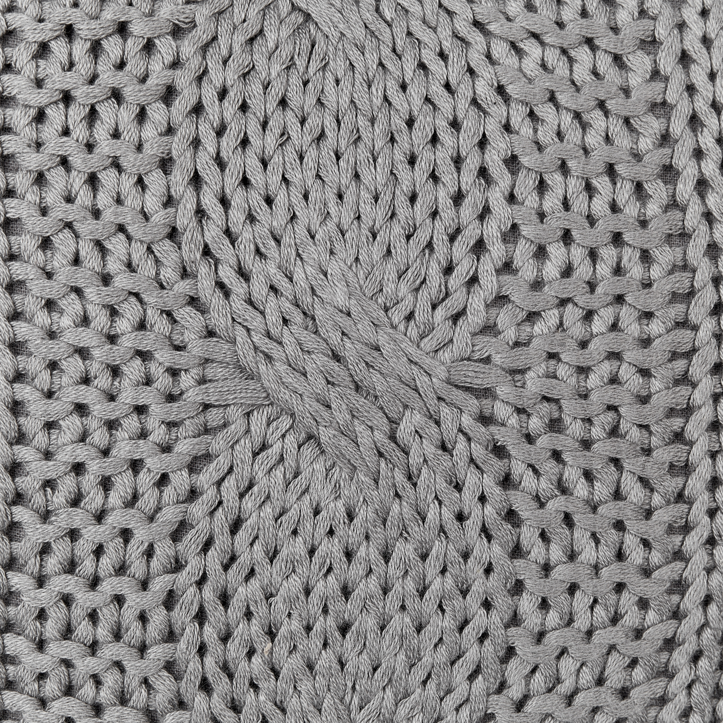 Dekokissen 2er Set CONSTYLIS Baumwolle 45 x 45 cm Dunkelgrau Ohne Muster