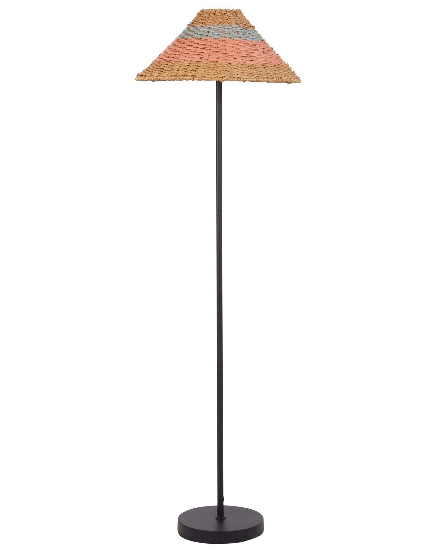 Stehlampe KYOGA Geflecht Beige