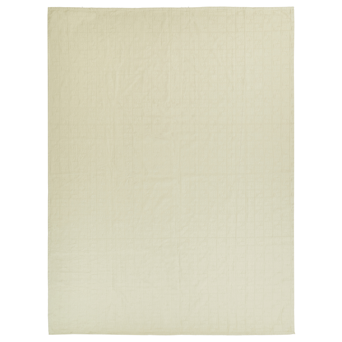 Tagesdecke MARAKA Baumwolle 150 x 200 cm Hellbeige