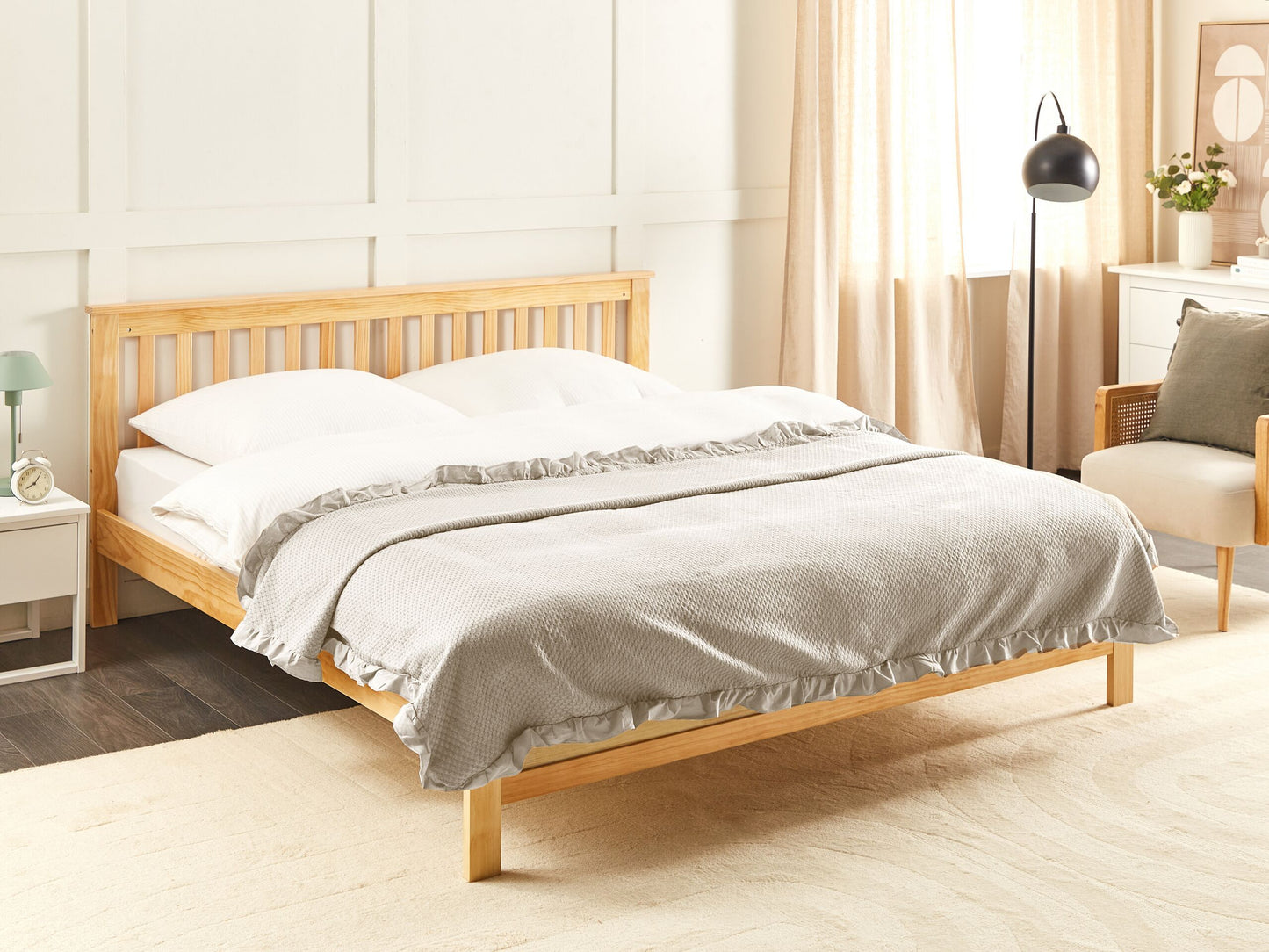 Tagesdecke HATTON Baumwolle 220 x 240 cm Taupe