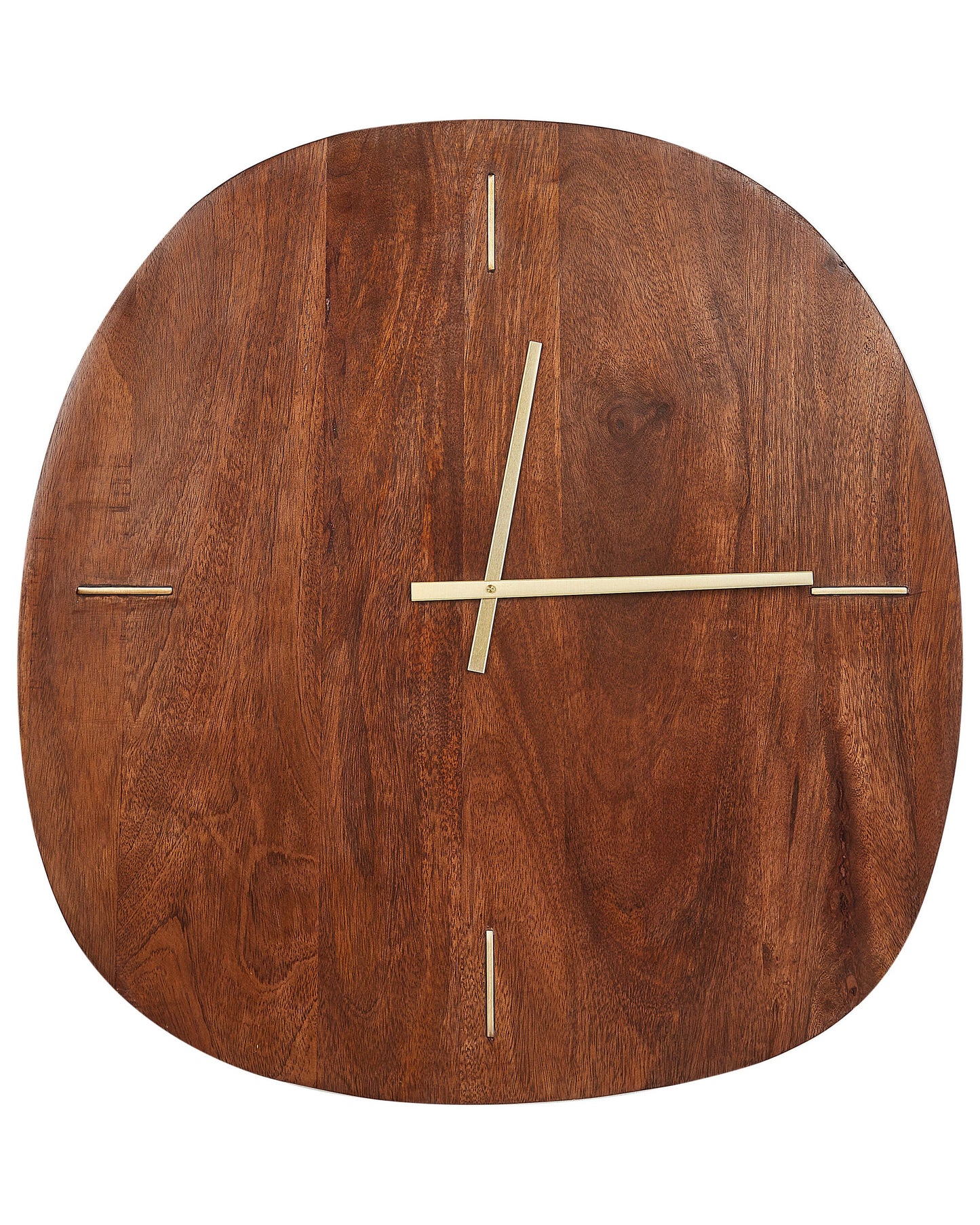 Wanduhr TAPTI 60 cm Holz Dunkelbraun