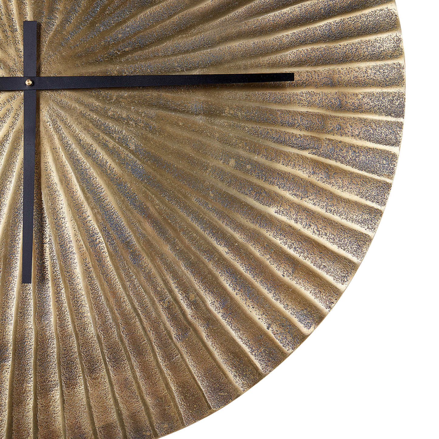 Wanduhr VAIGAI Aluminium Gold