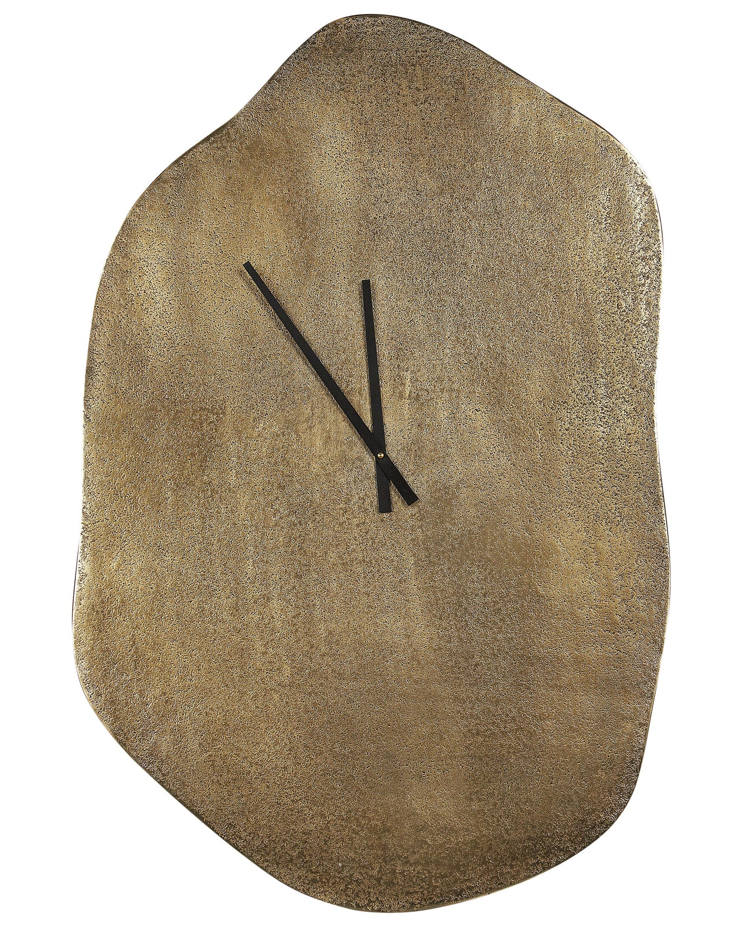 Wanduhr GANGES Aluminium Messing