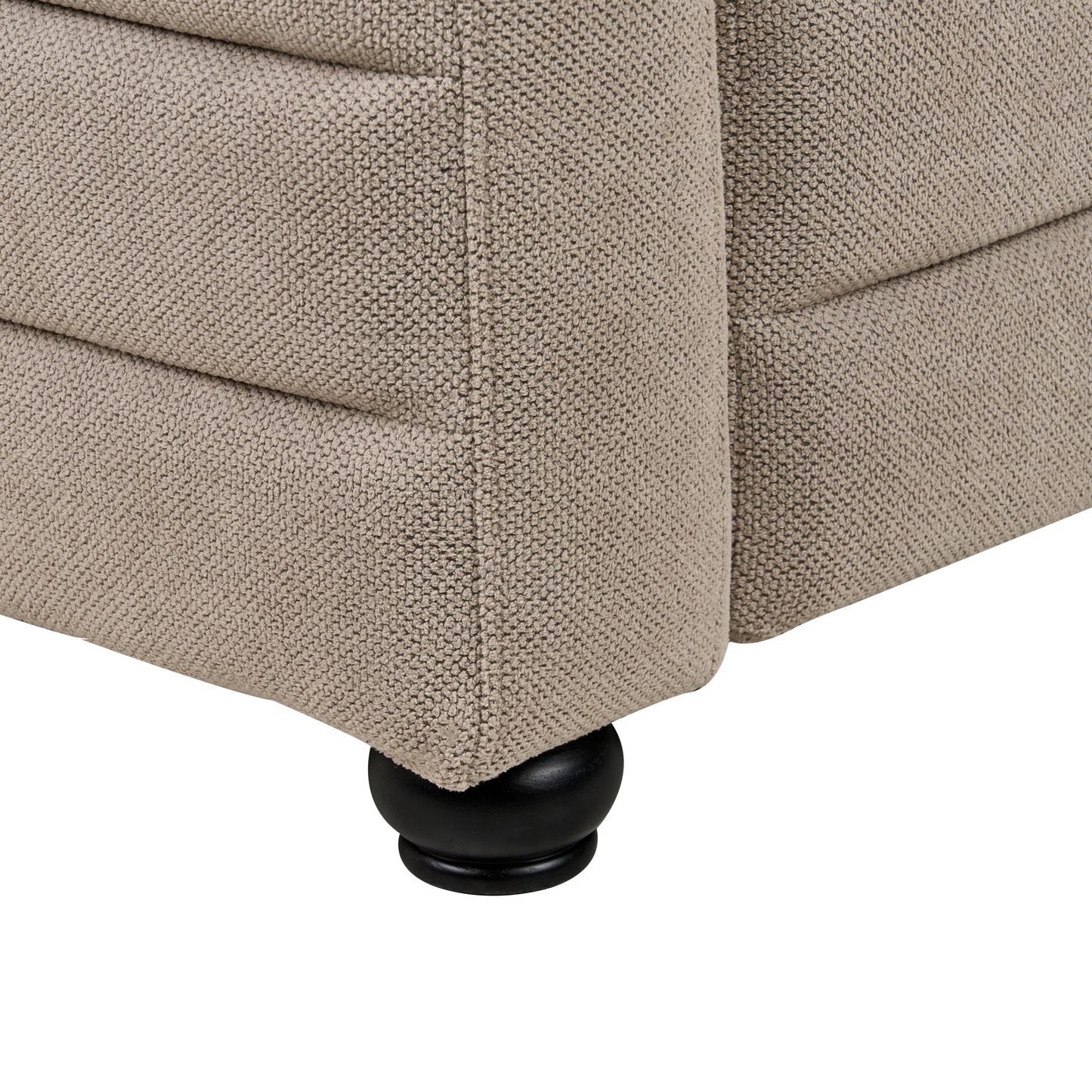 3-Sitzer Sofa Stoff taupe HOFN