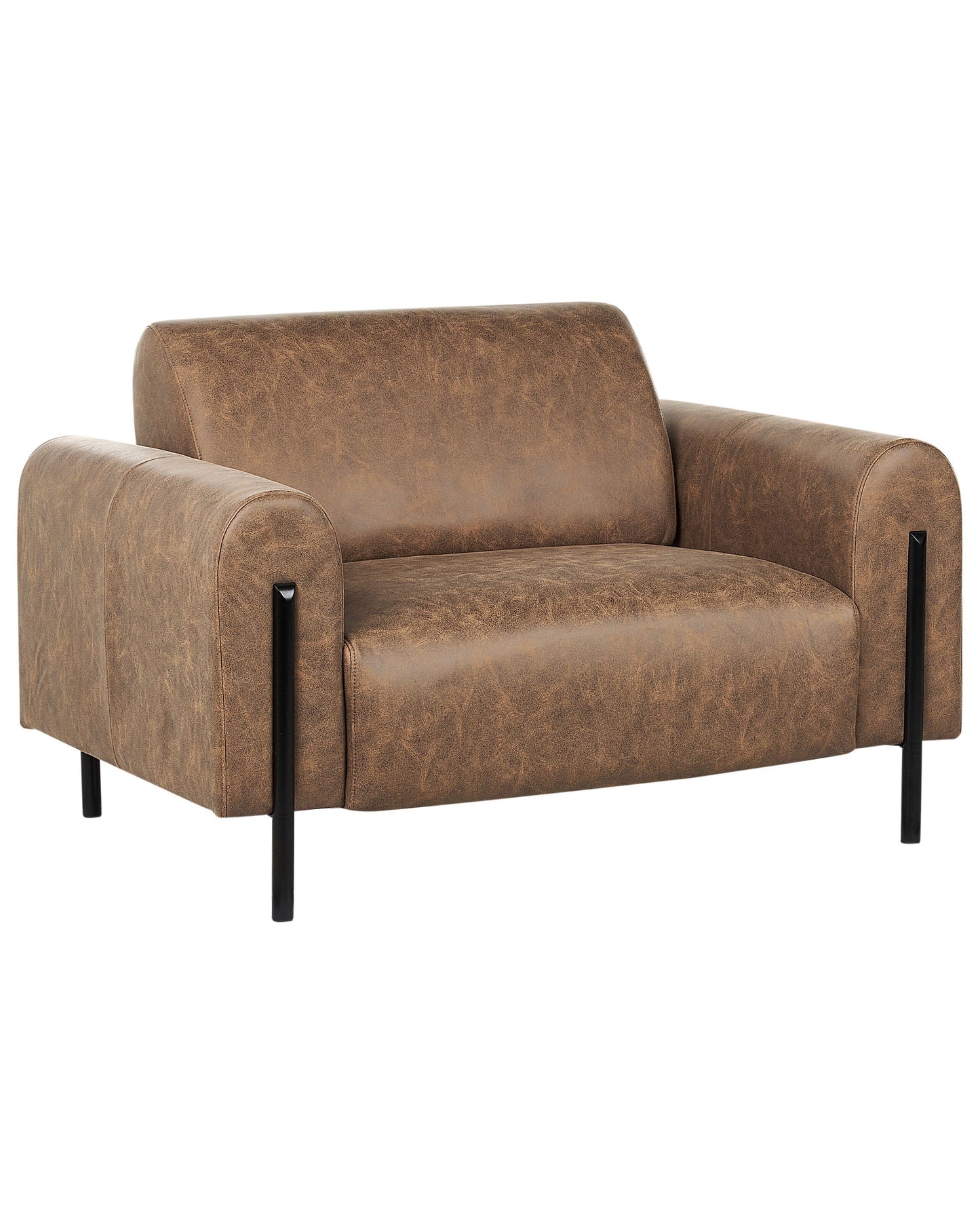 Sessel ASKIM Stoff Braun