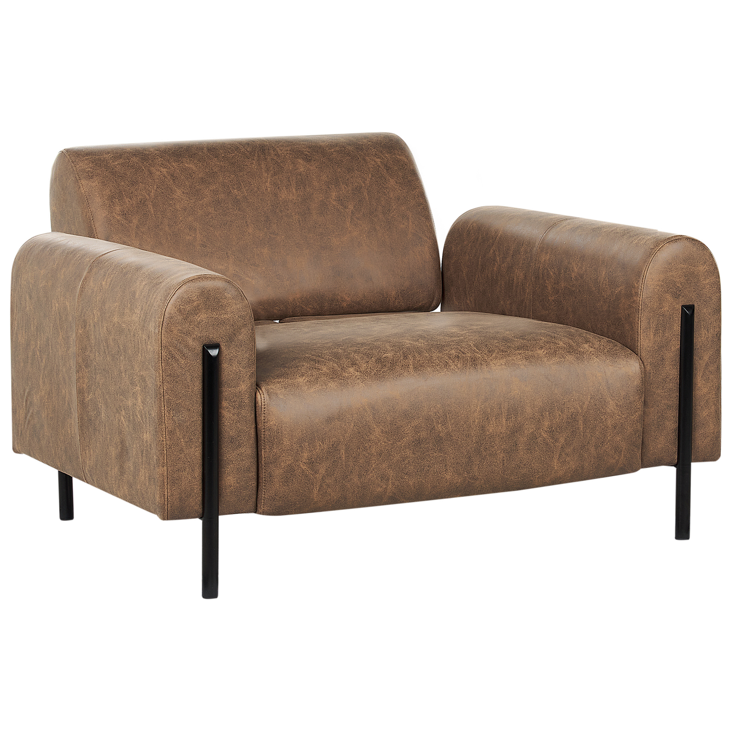 Sessel ASKIM Stoff Braun