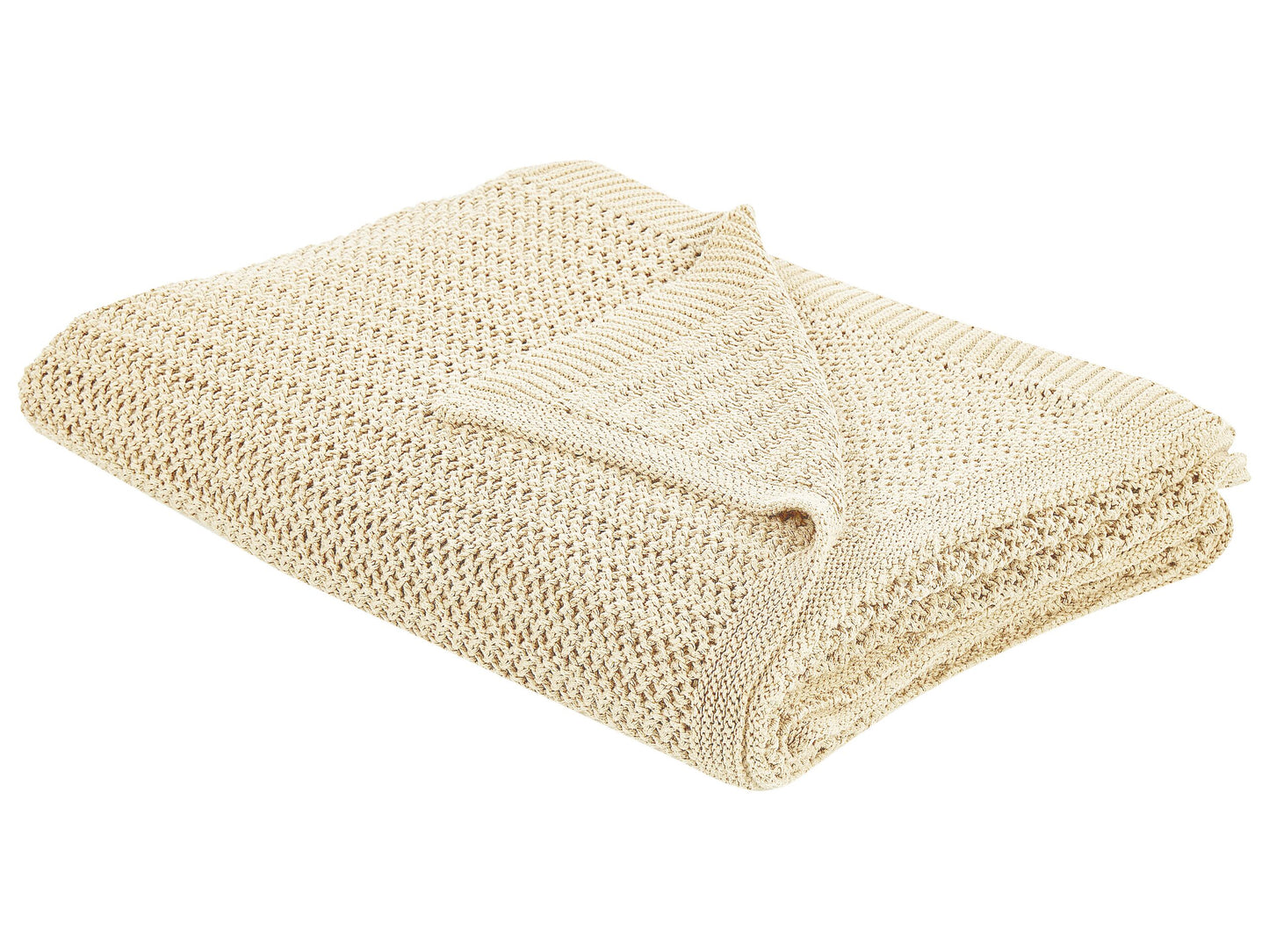 Tagesdecke ILEN Baumwolle 150 x 200 cm Beige