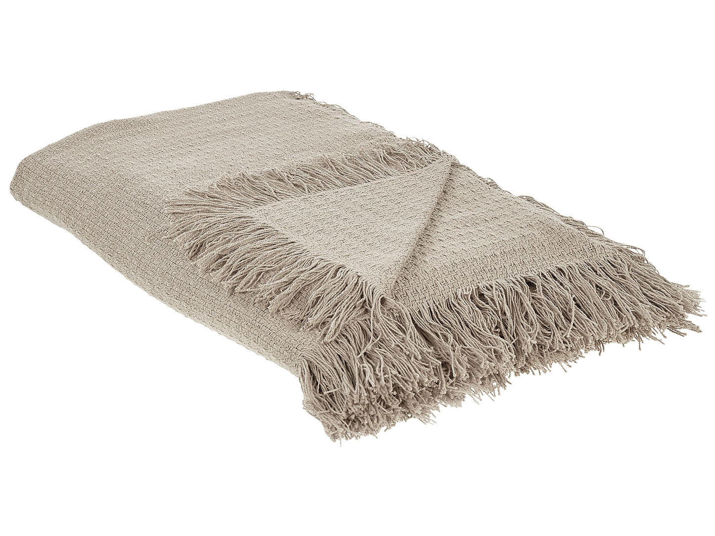 Tagesdecke YERBENT Baumwolle 200 x 220 cm Taupe