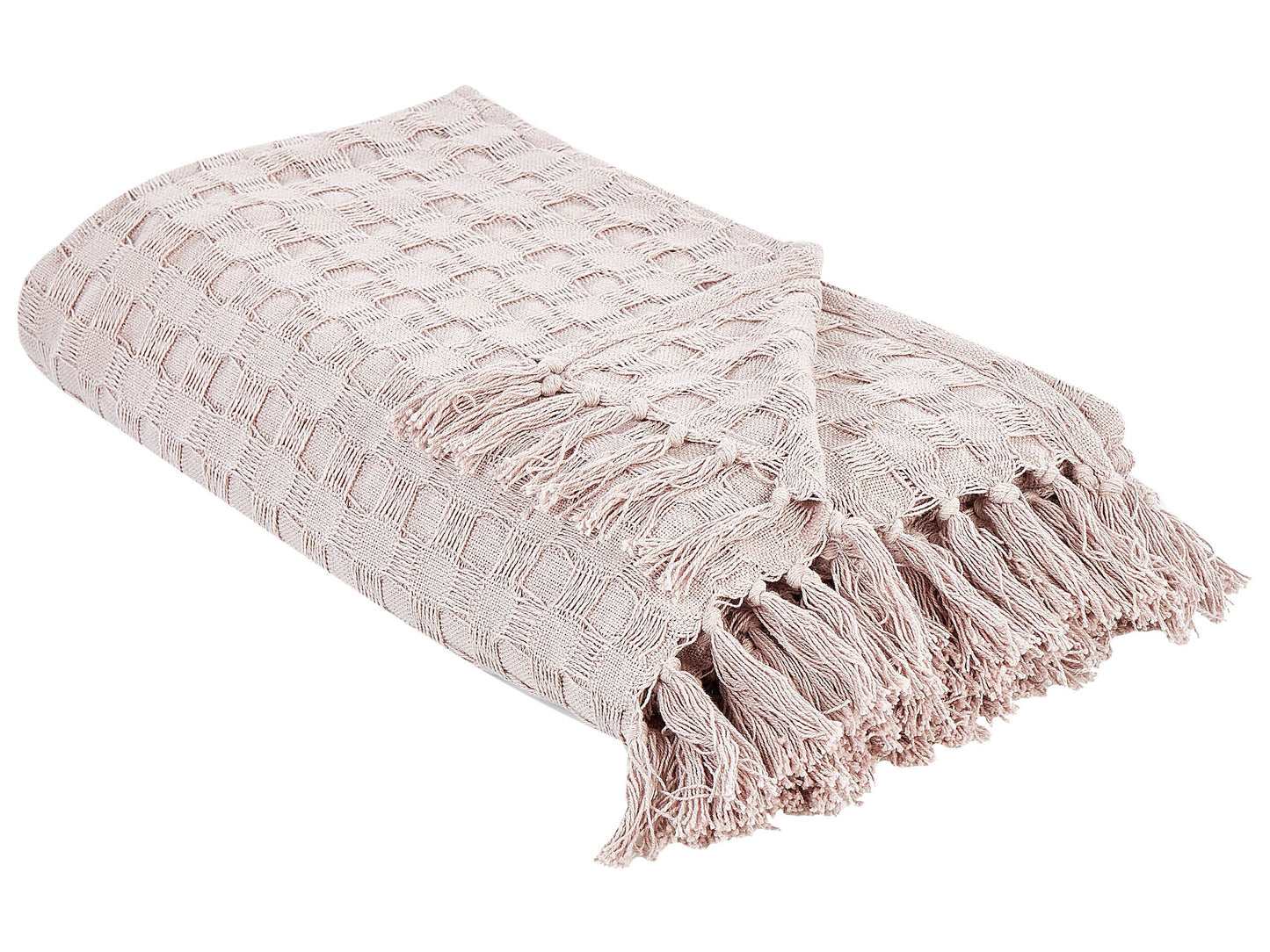 Tagesdecke BERE Baumwolle 150 x 200 cm Pastellrosa