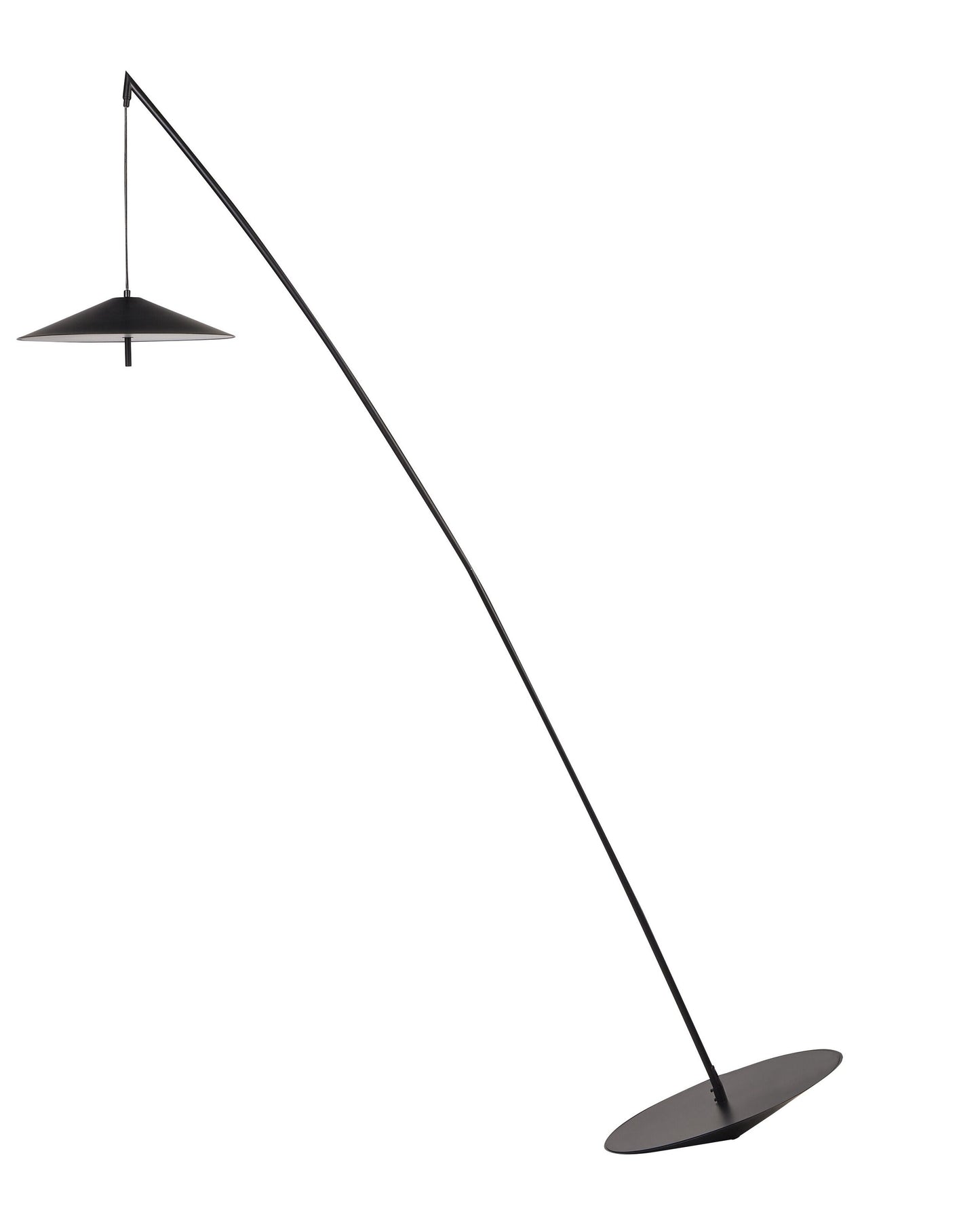 LED Stehlampe COMALIE Metall Schwarz