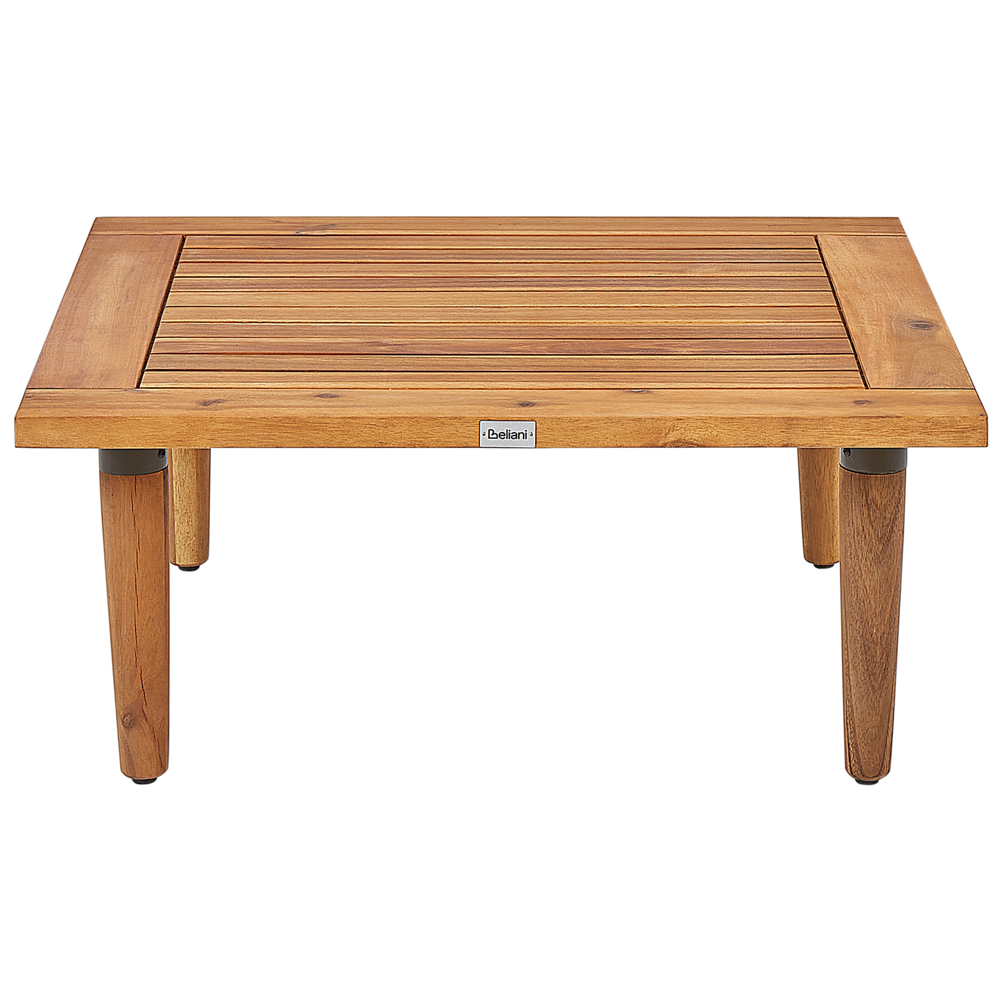 Lounge Set mit Tisch 2-Sitzer FRASCATI modular zertifiziertes Akazienholz Cremeweiss