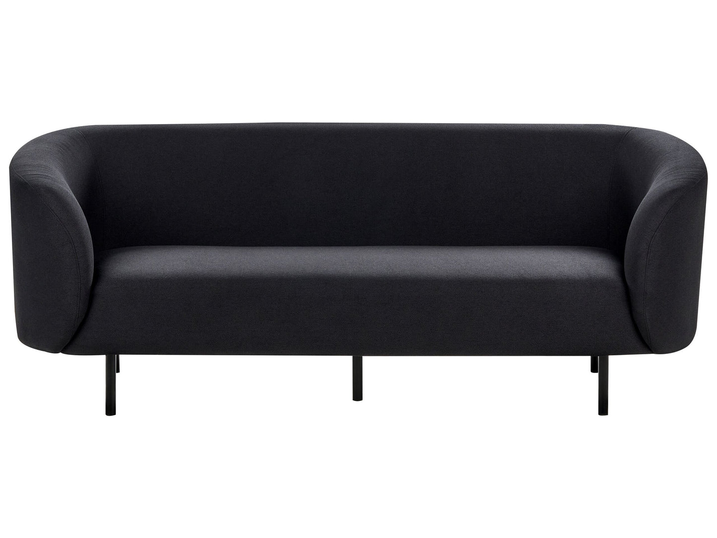 3-Sitzer Sofa Stoff schwarz LOEN