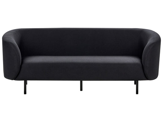 3-Sitzer Sofa Stoff schwarz LOEN
