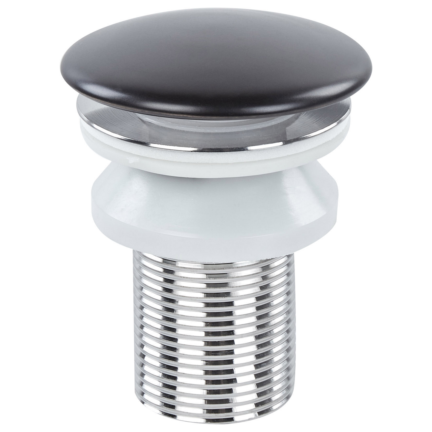 Aufsatzwaschbecken Keramik schwarz rechteckig 51 x 34 cm CHIVANA