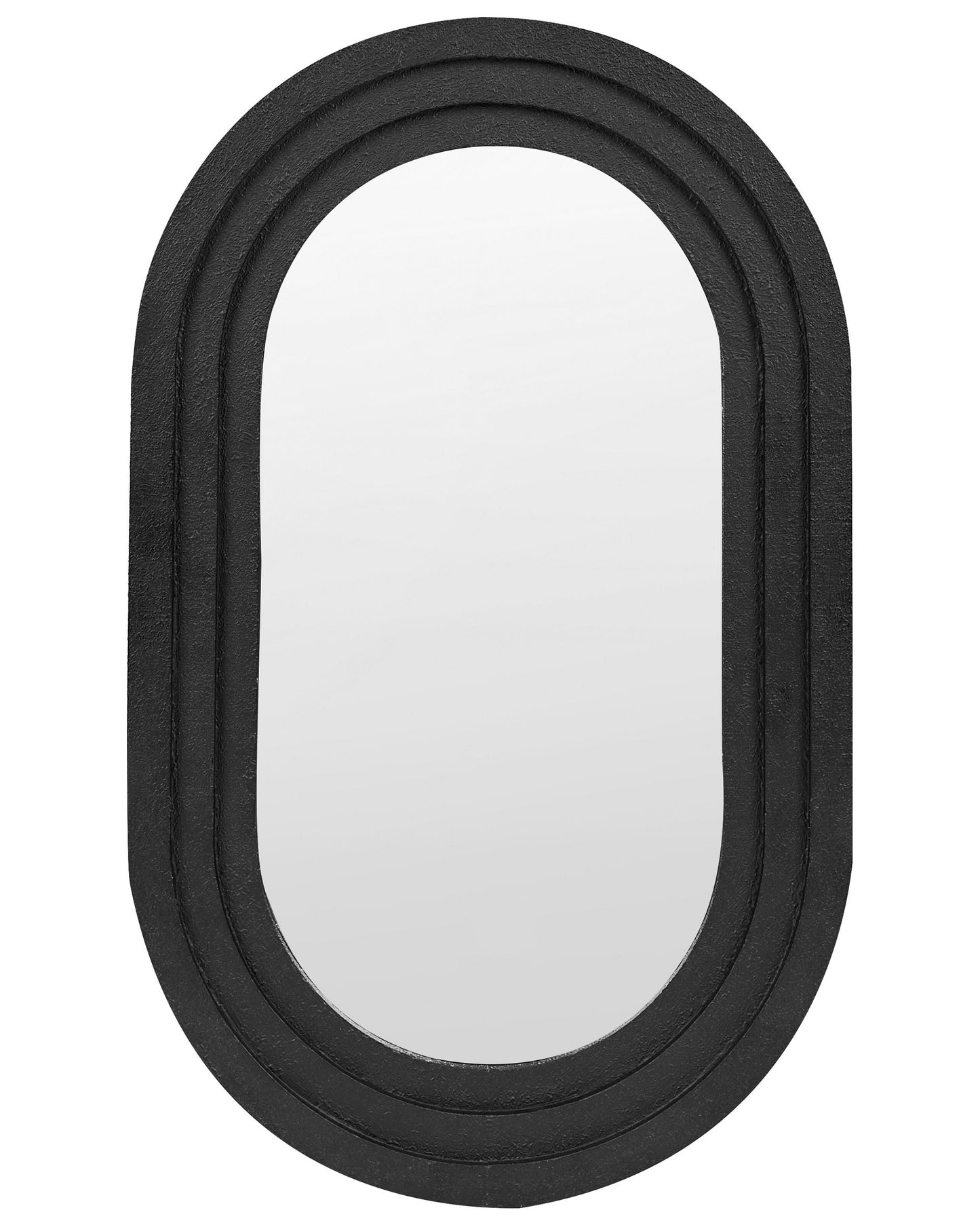 Wandspiegel MASSILLY 43 cm 69 cm Schwarz