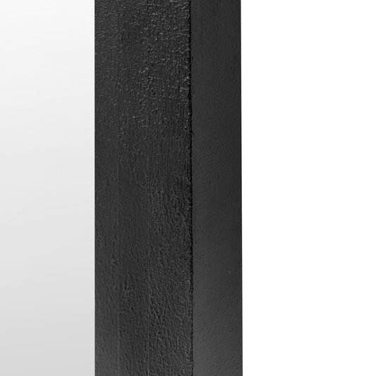 Wandspiegel MASSILLY 43 cm 69 cm Schwarz