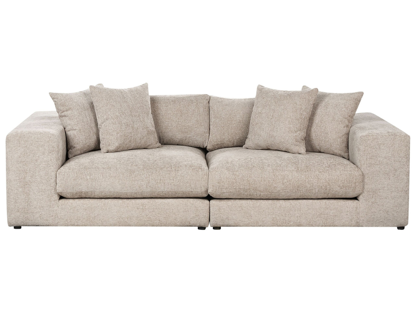 3-Sitzer Sofa taupe mit Kissen GLORVIKA II