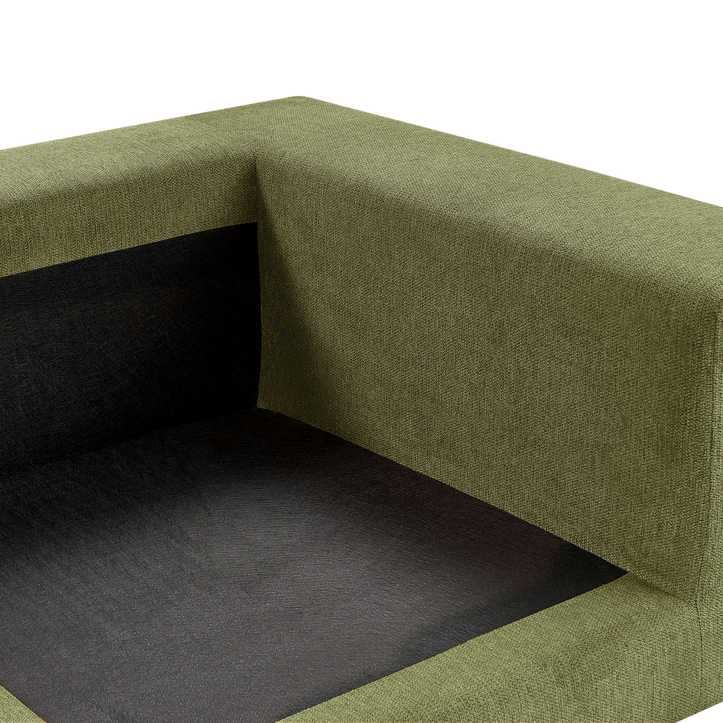 3-Sitzer Sofa dunkelgrün mit Kissen GLORVIKA II