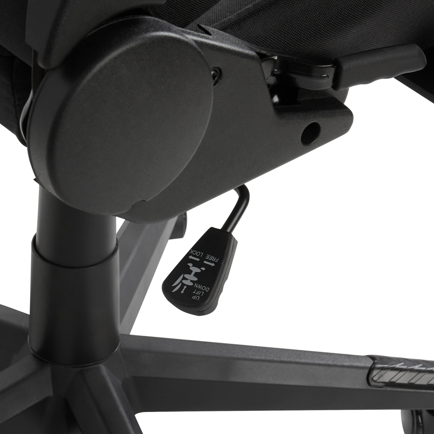 Gaming Stuhl drehbar WARRIOR Schwarz