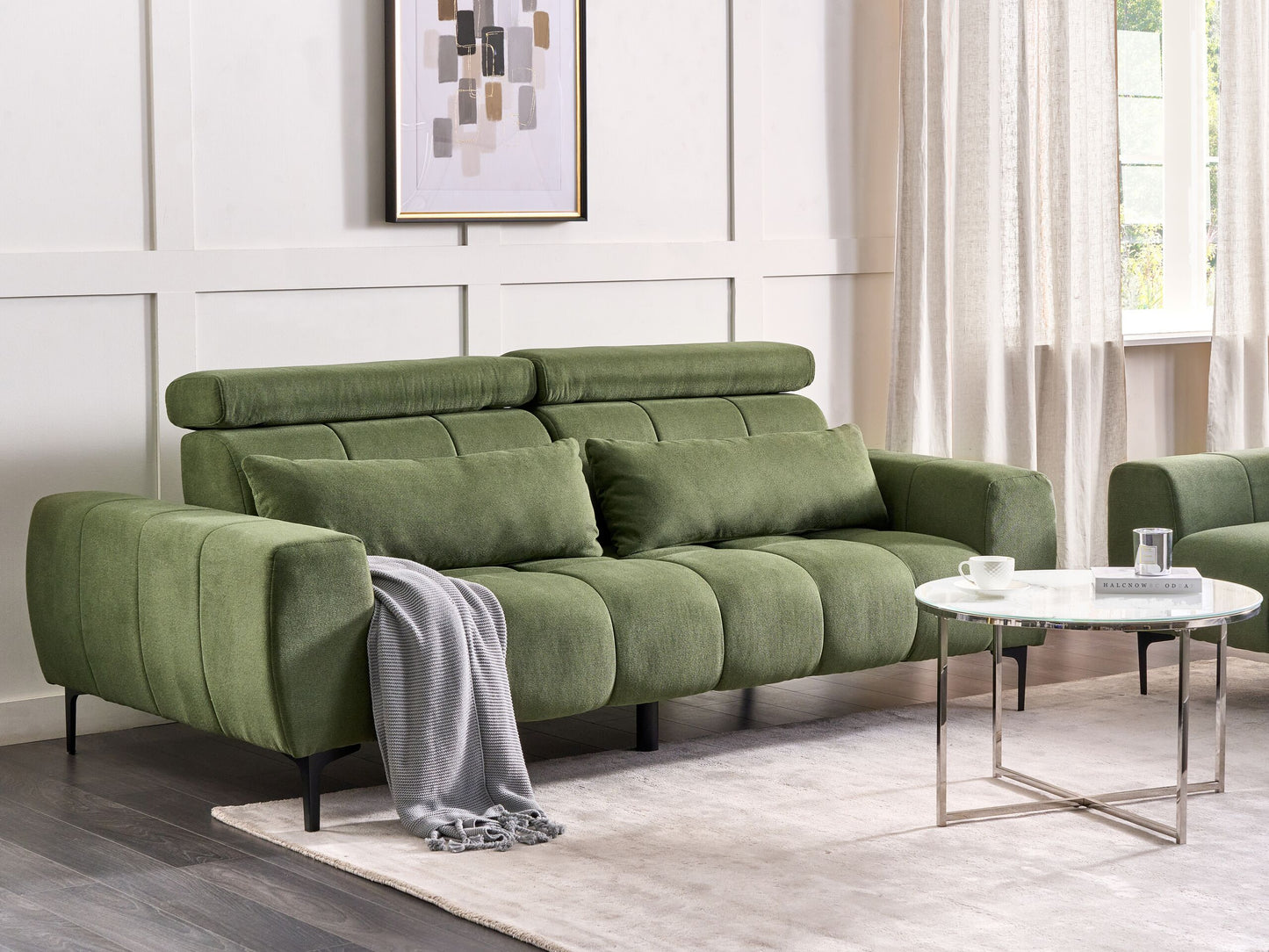 3-Sitzer Sofa grün VEGAMO