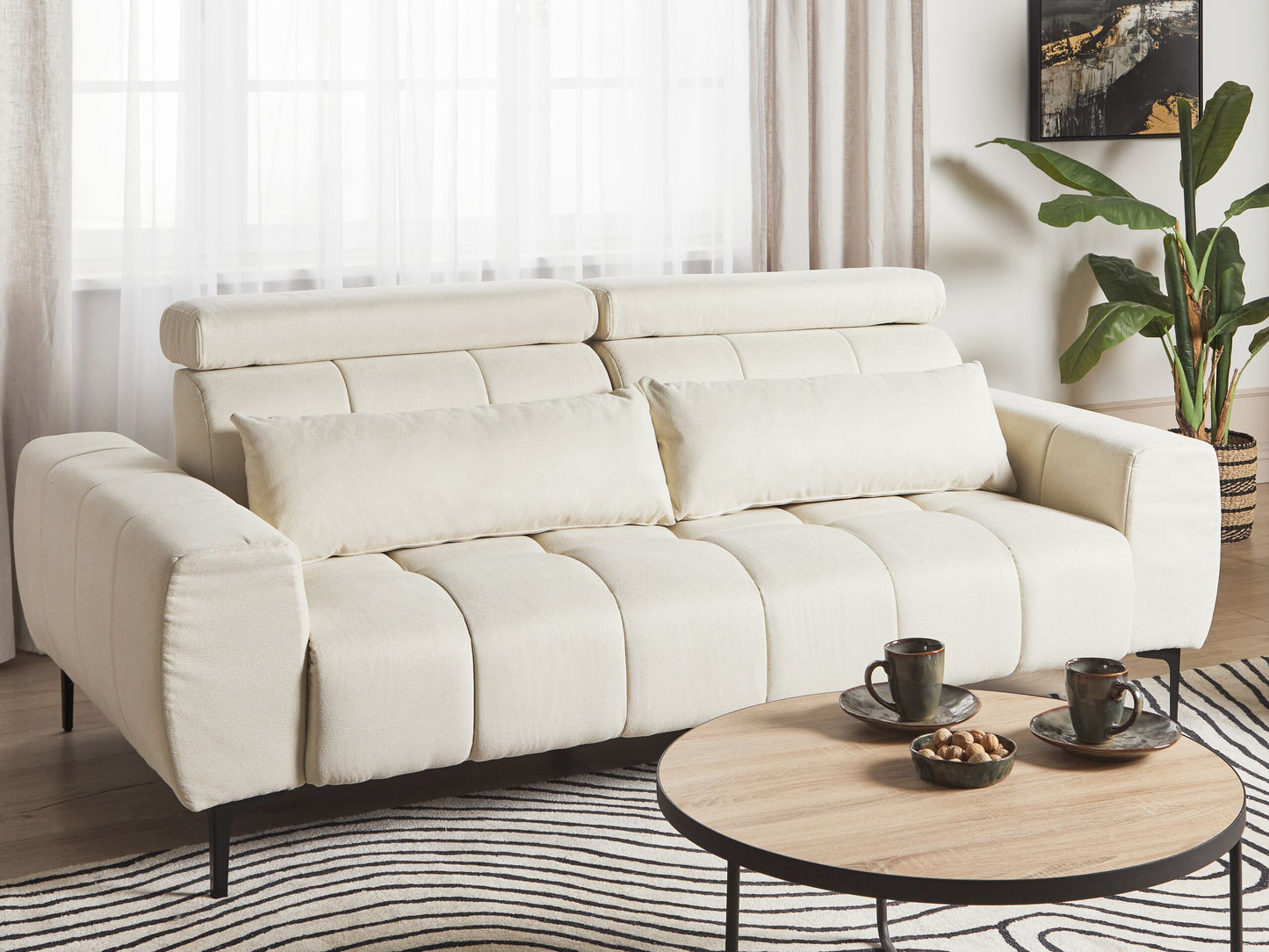 3-Sitzer Sofa creme VEGAMO