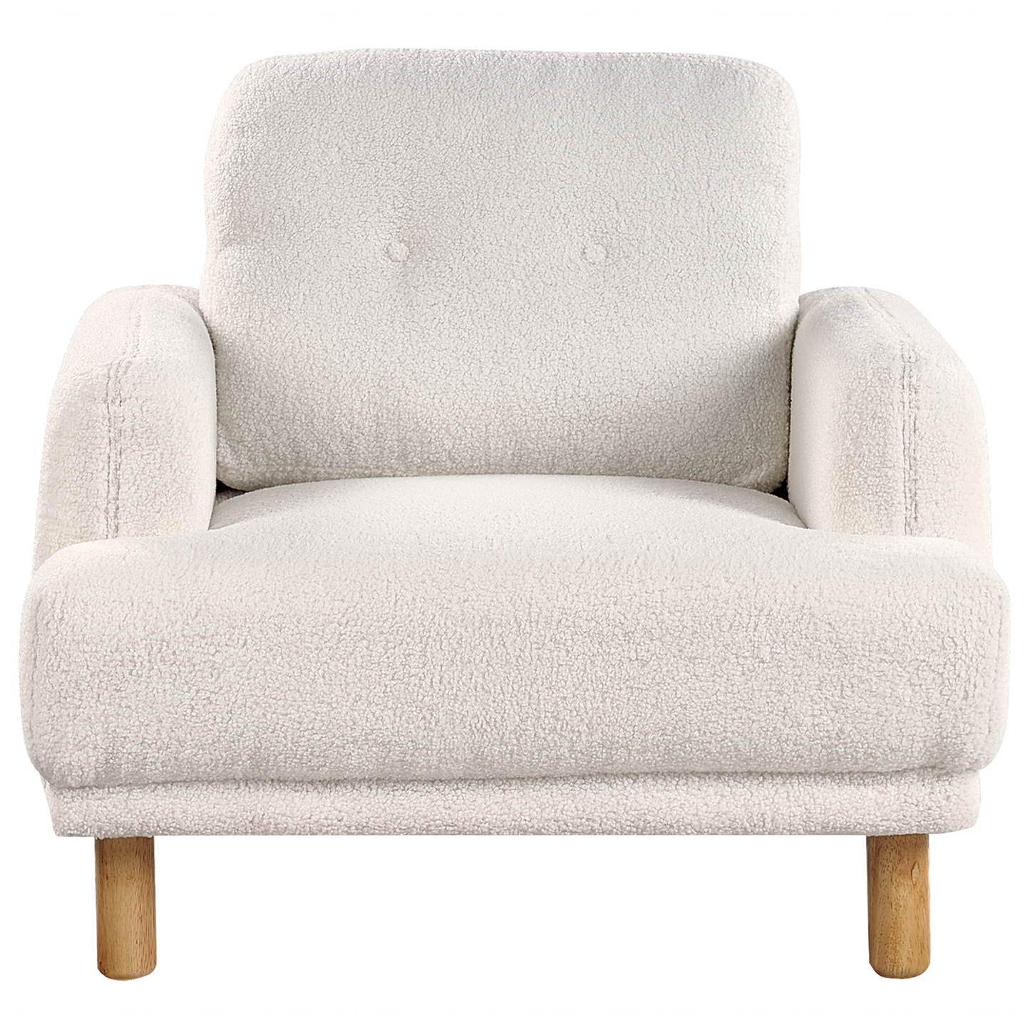 Sessel TUVE Bouclé Weiss