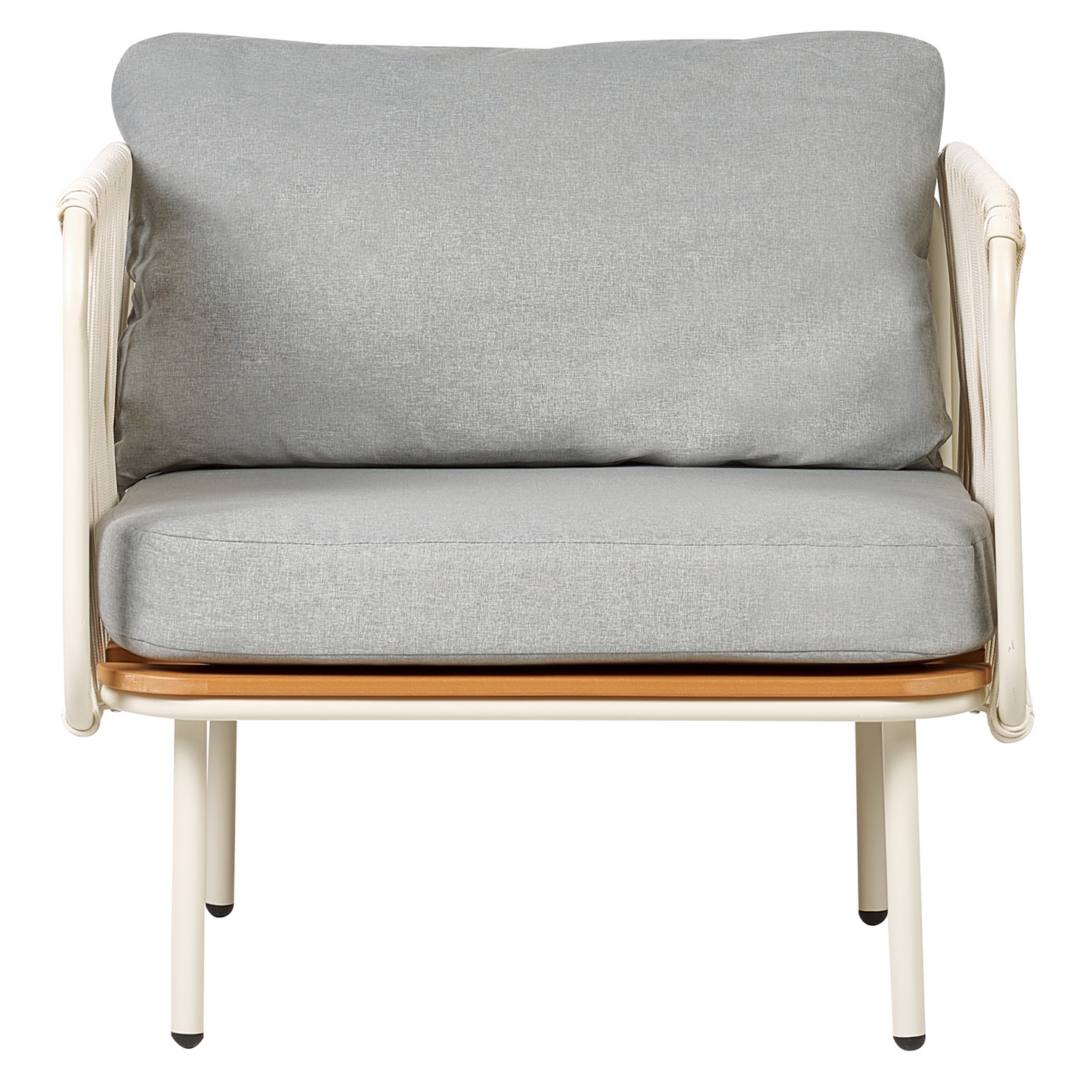 Stuhl mit Fusshocker Grau SENISE