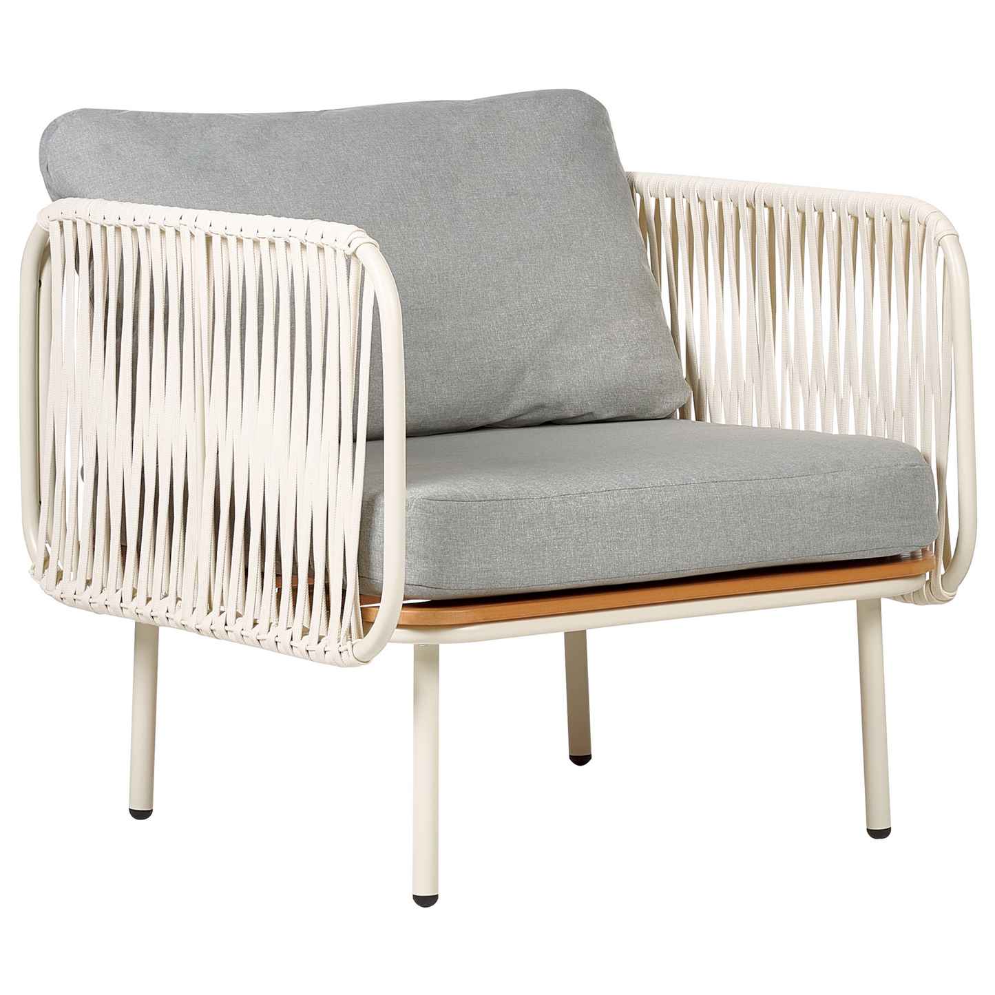 Stuhl mit Fusshocker Grau SENISE