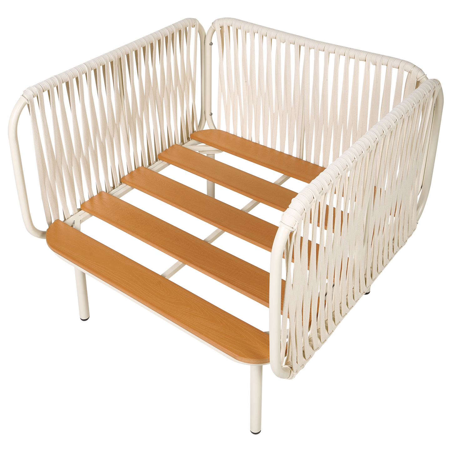 Stuhl mit Fusshocker Grau SENISE